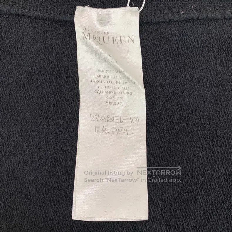 Alexander McQueen Alexander Mcqueen Black skull print cotton round-neck long Size US S / EU 44-46 / 1 - 6 Thumbnail