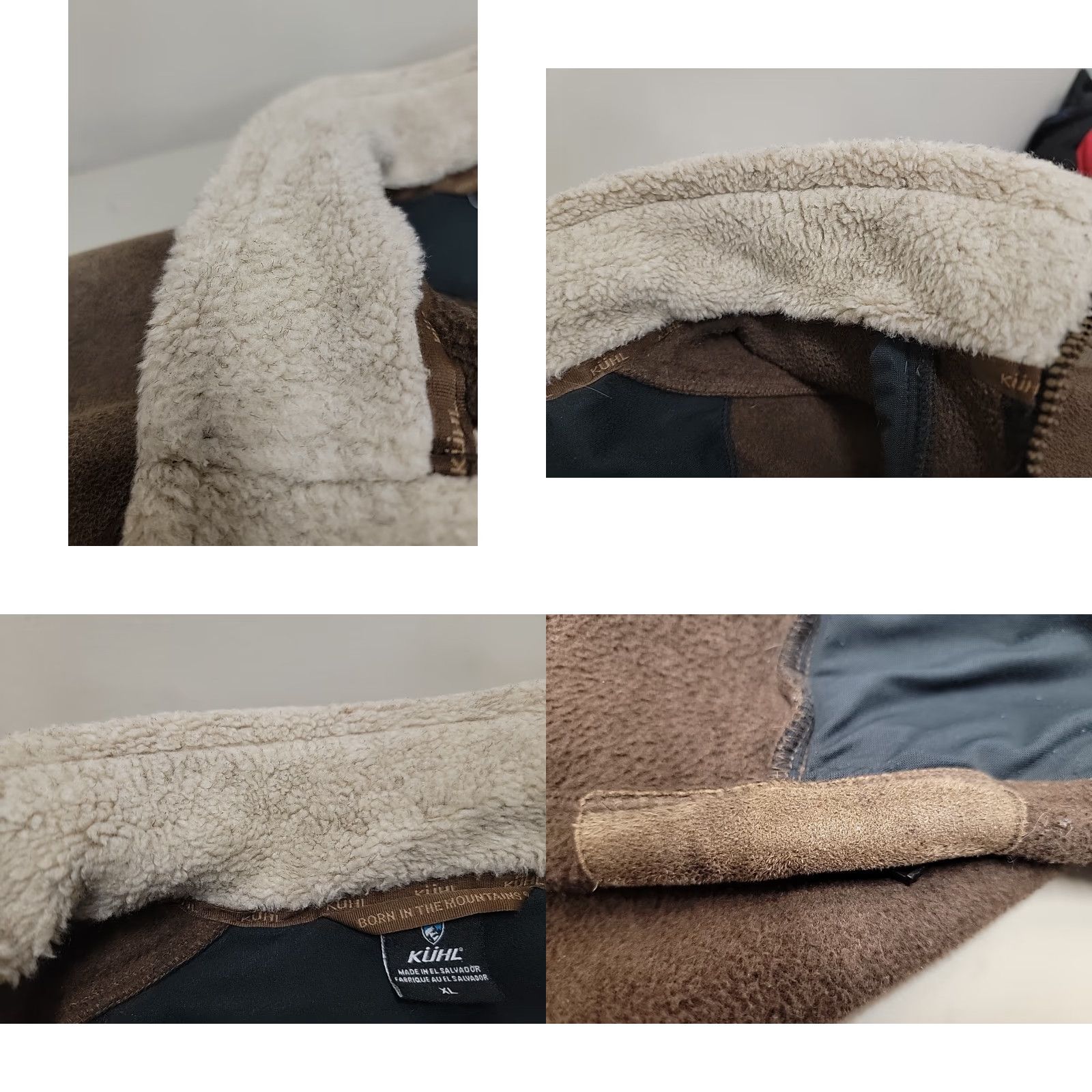 Vintage VINTAGE Kuhl Jacket Mens XL Fleece AlpenWurx Full Zip Sherpa Faux Leather Brown Size US XL / EU 56 / 4 - 9 Thumbnail