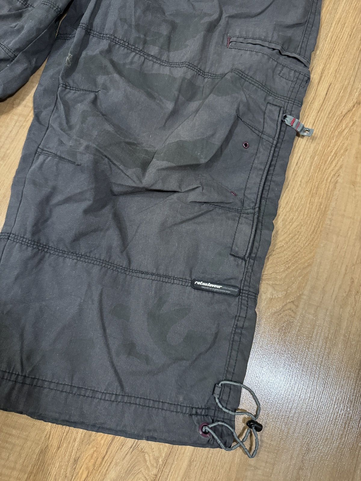 Japanese Brand Raton Laveur baggy cargo 4q pants Size US 38 / EU 54 - 2 Thumbnail