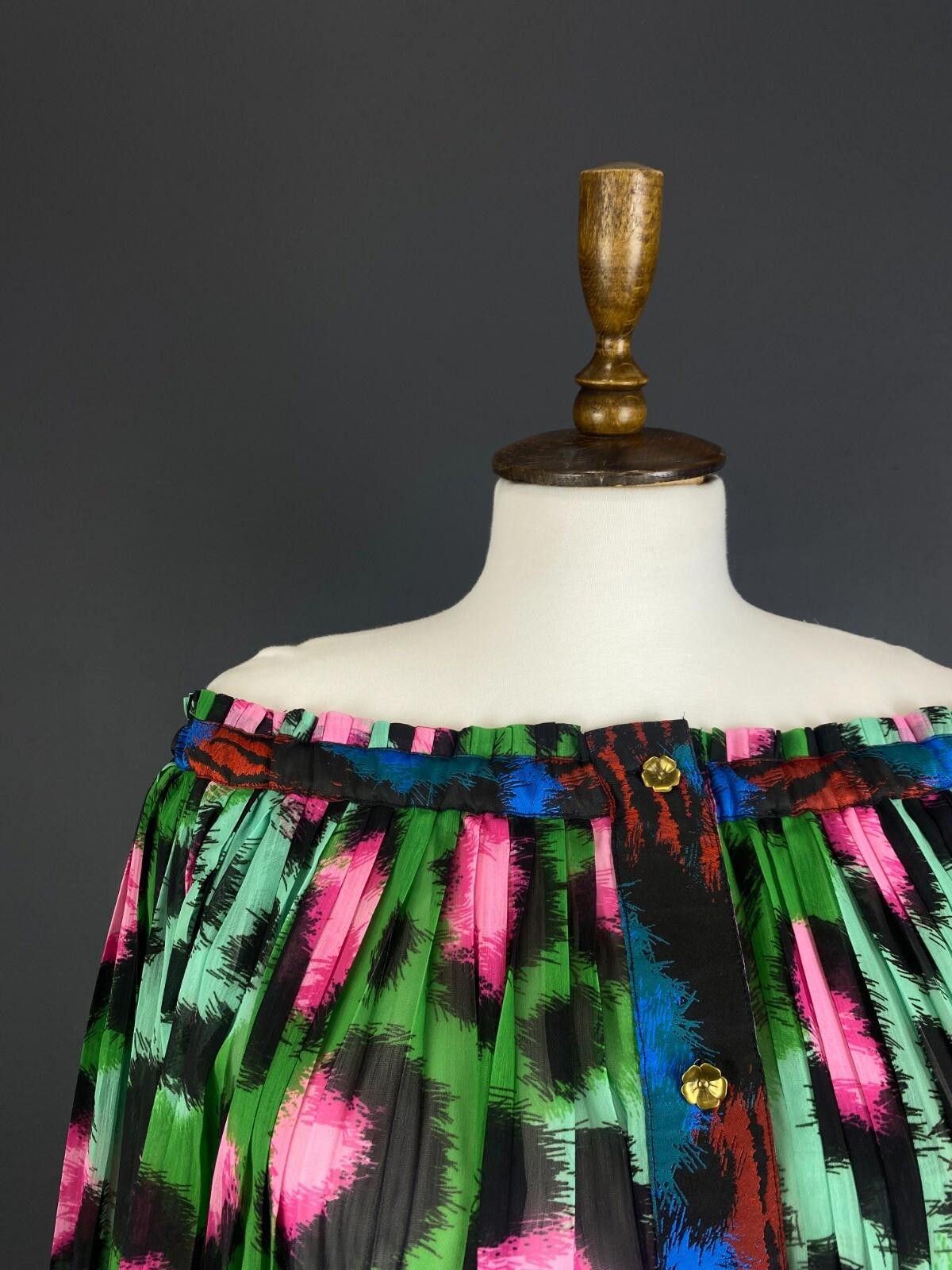 Designer Kenzo X H&M Multicolor Printed Blouse Shirt Size EU 38 US 8 Size M / US 6-8 / IT 42-44 - 5 Thumbnail