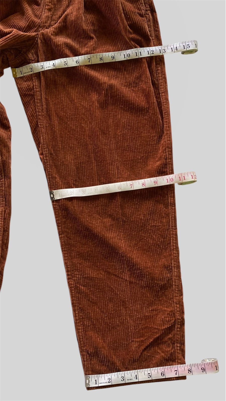 Nigel Cabourn Vintage Nigel Cabourn Rust Brown Corduroy Pants Size 26" / US 2 / IT 38 - 8 Thumbnail