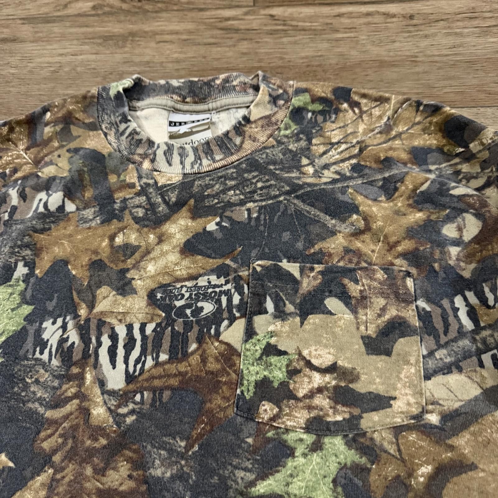 Jerzees Vintage Mossy Oak Forest Floor Camo Jerzees Outdoors Shirt Size US L / EU 52-54 / 3 - 2 Thumbnail
