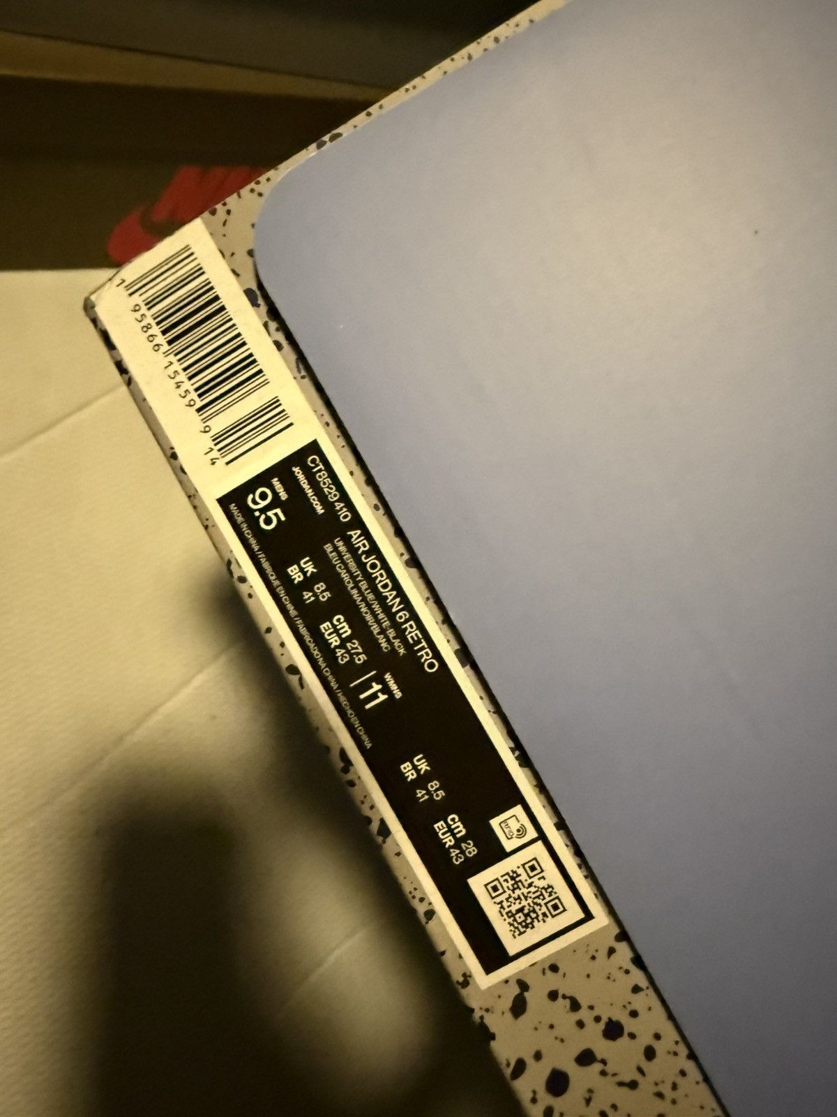 Jordan Brand Jordan 6 UNC Size US 9.5 / EU 42-43 - 7 Thumbnail