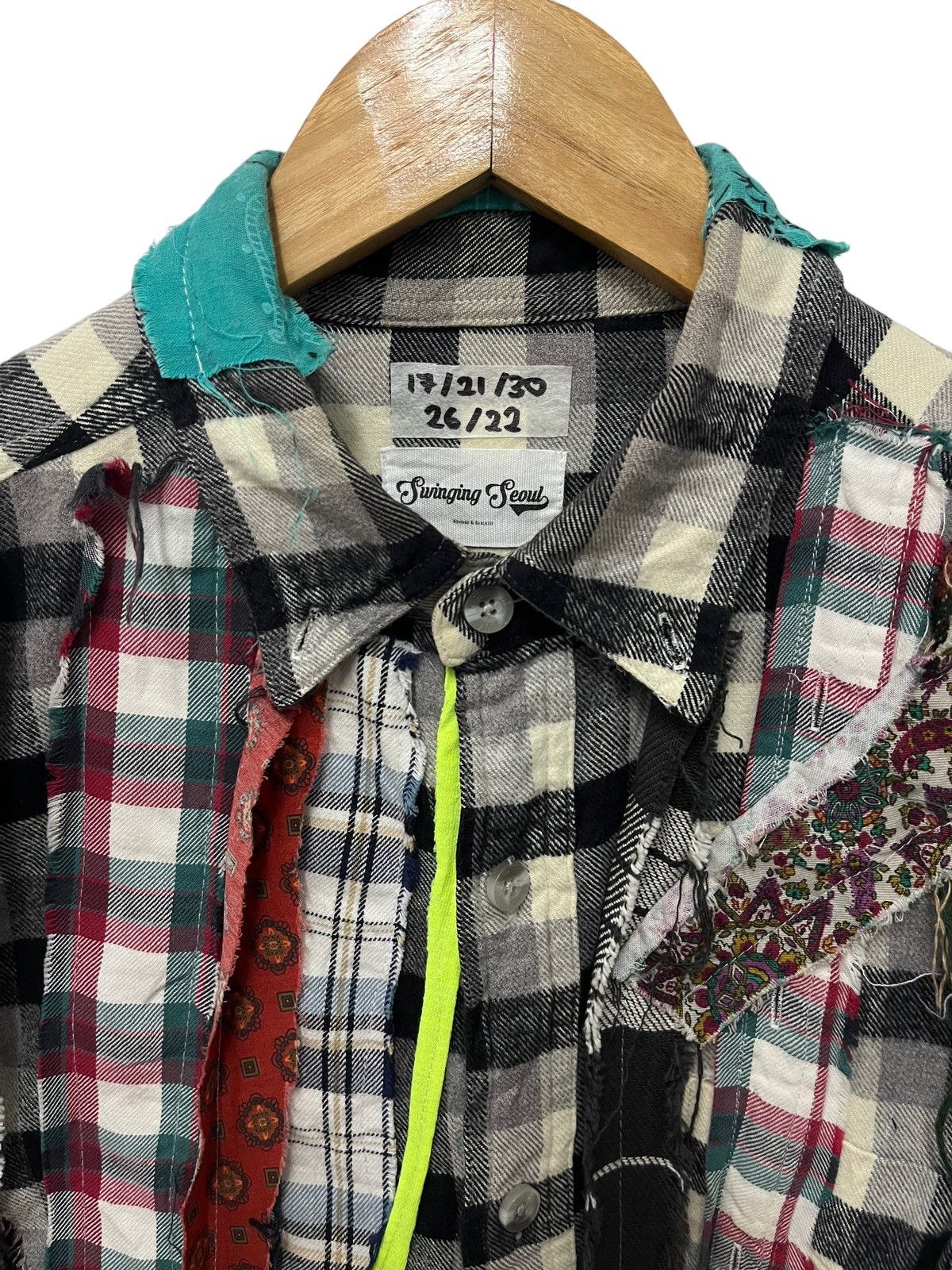 Flannel Swinging Seoul Rare custom flannel shirt multiple design Size L / US 10 / IT 46 - 5 Thumbnail