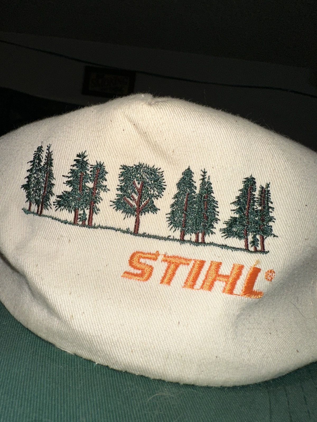 Vintage Vintage Stihl Hat 90’s Tree Line Chainsaw Workwear Grail Size ONE SIZE - 1 Thumbnail