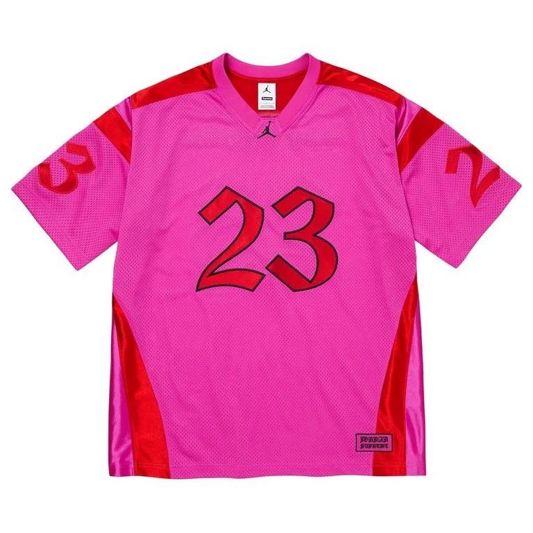Supreme Supreme Polartec Baseball Jersey Pink XL in Hand | Grailed