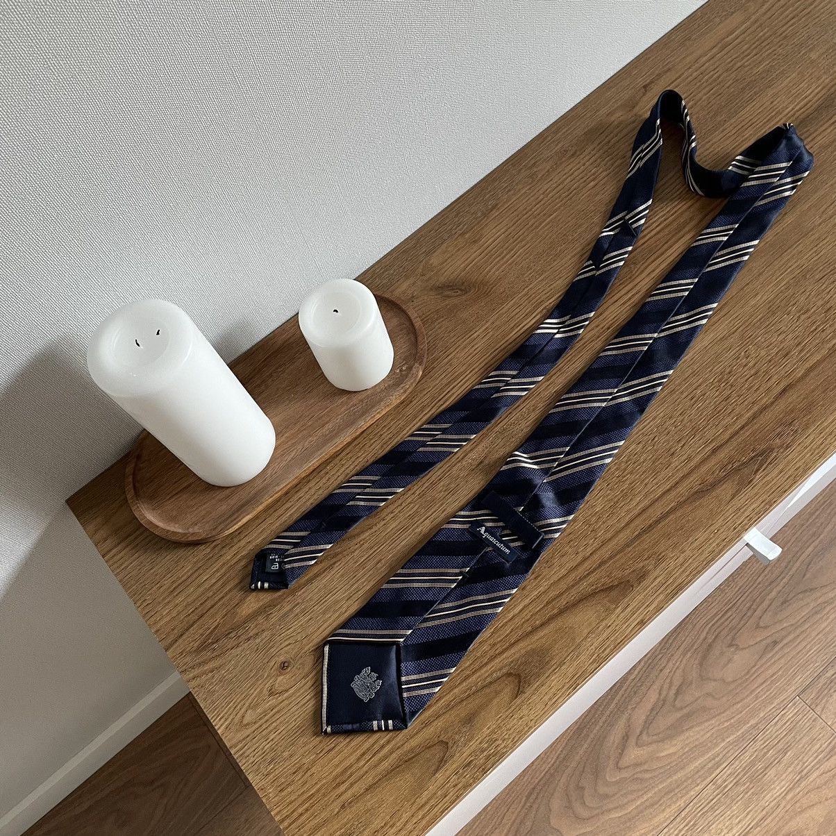 Aquascutum Vintage Aquascutum Tie Silk Old Money 00s Y2K USA Size ONE SIZE - 1 Thumbnail