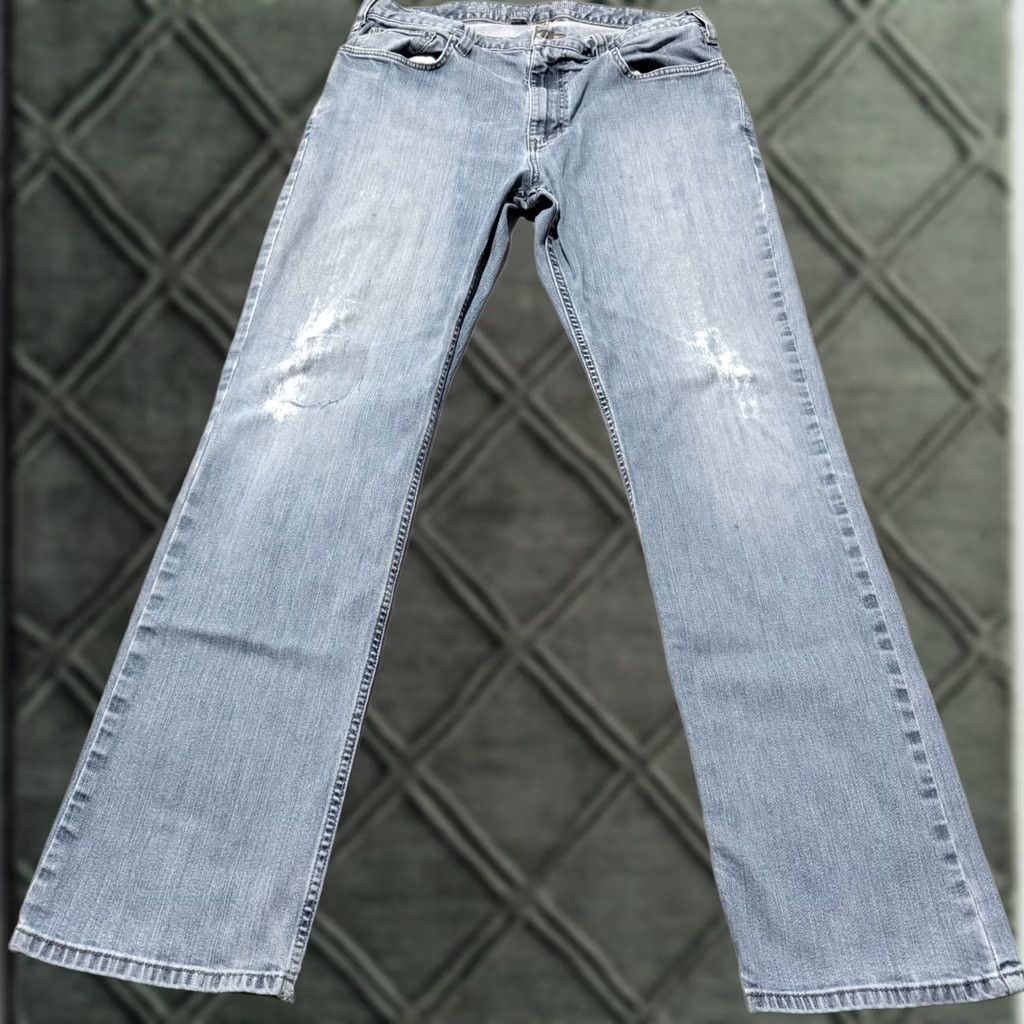 Carhartt Carhartt Jeans Men Blue Denim Stretch Mid Rise Relaxed Straight 35x31.5 Jeans Mens Blue Mid Rise Stretch Denim Carhartt Jeans - 35x31.5 Size US 35 - 1 Thumbnail