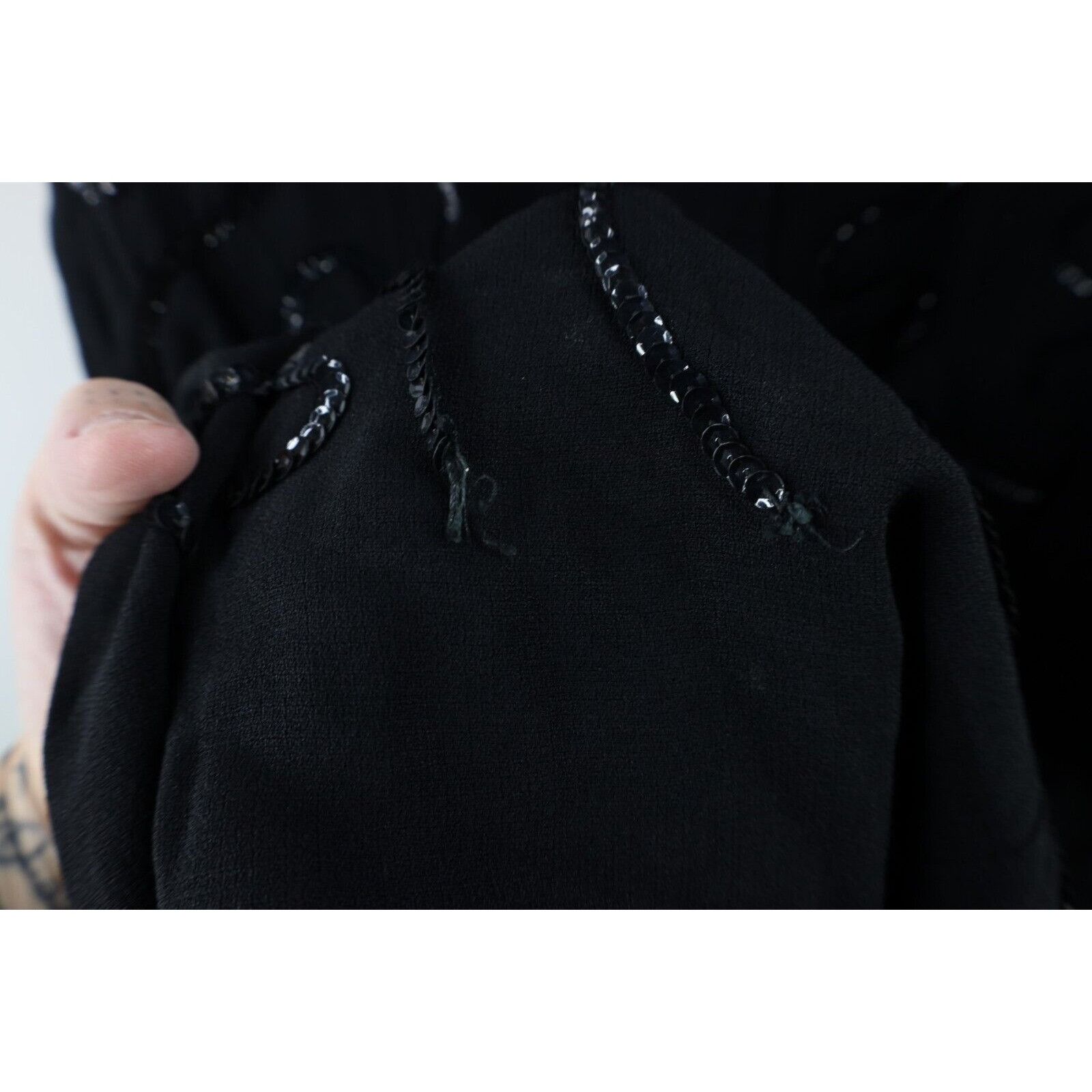 Vintage Vintage 60s 70s Rockabilly Distressed Sequined Dress Size M / US 6-8 / IT 42-44 - 12 Thumbnail