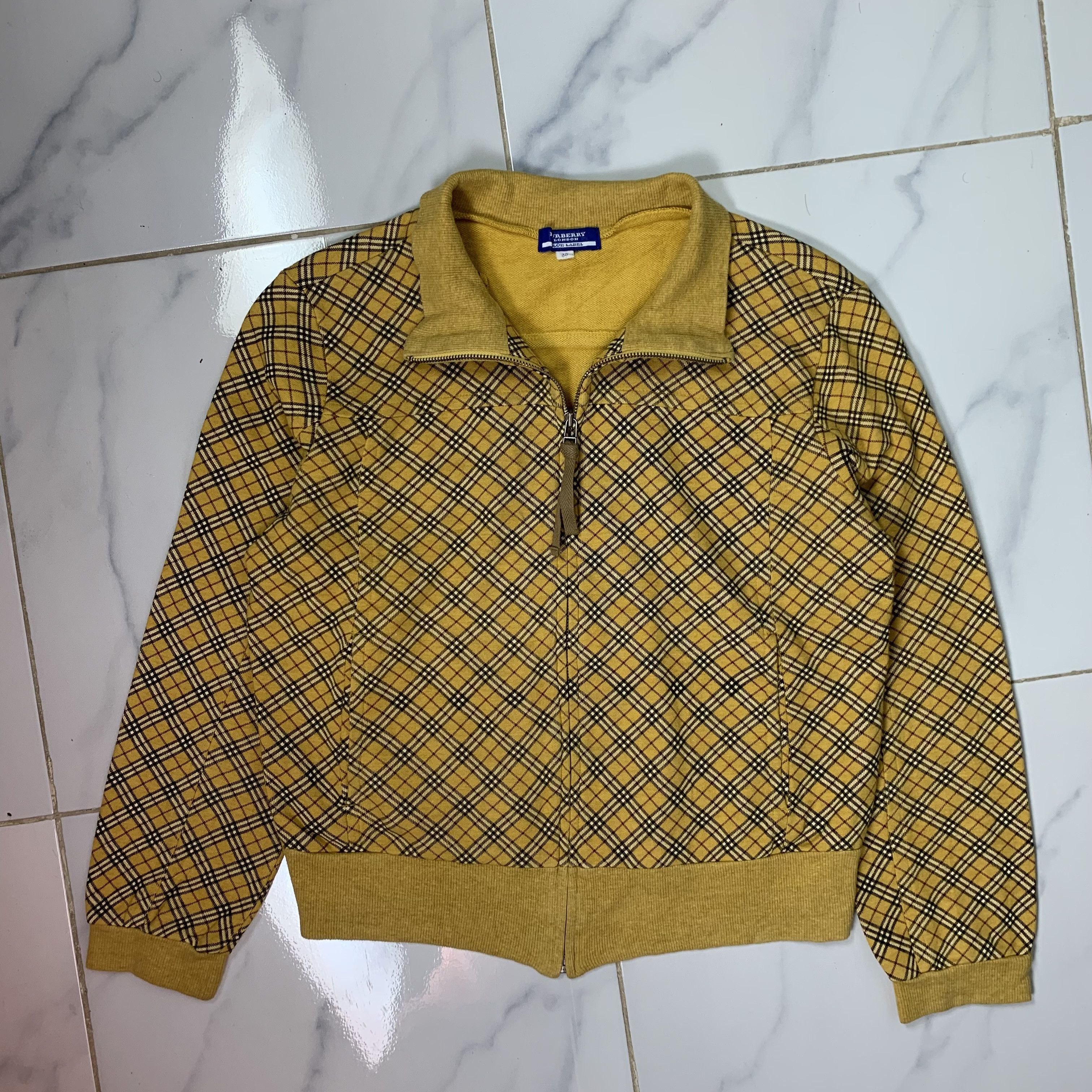 Burberry Vintage Burberry Blue Label Nova Check Zip Up Sweater Size S / US 4 / IT 40 - 8 Thumbnail