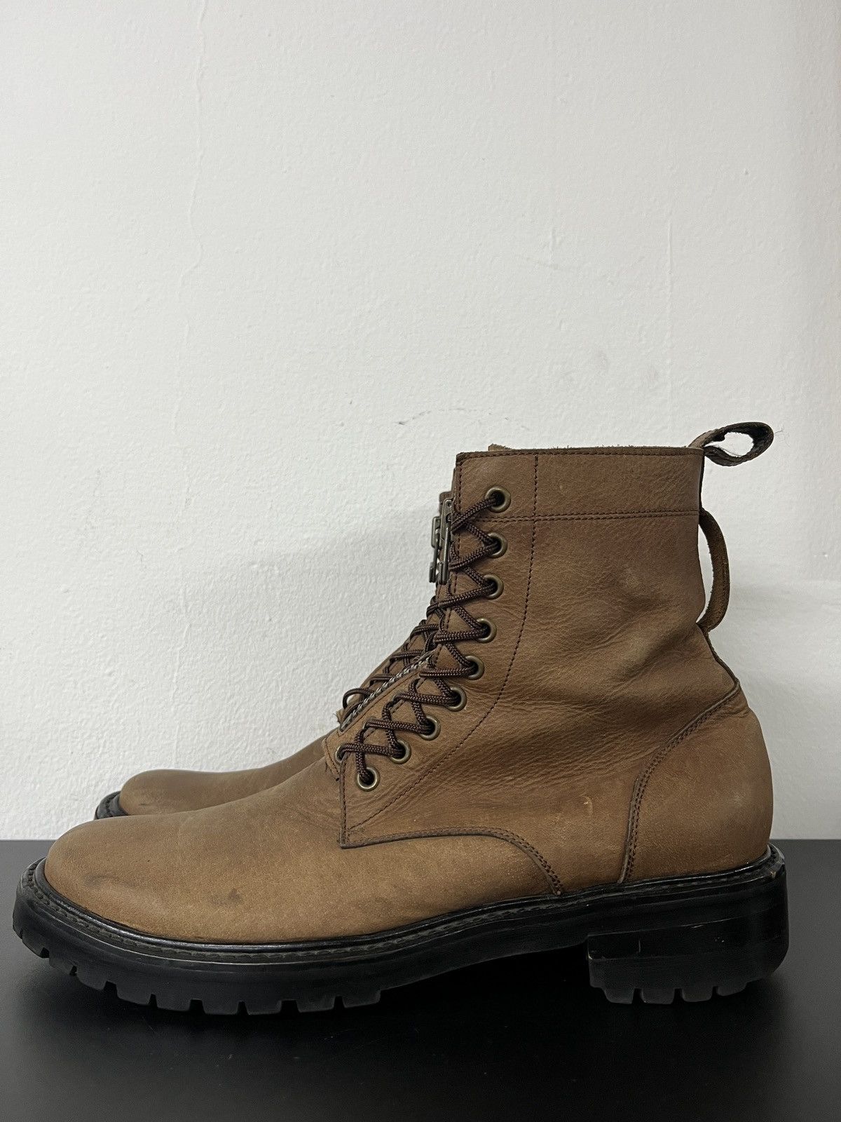 Guidi Takeo Kikuchi Lace Zipper Leather Combat Guidi Style Boots Size US 9 / EU 42 - 5 Thumbnail