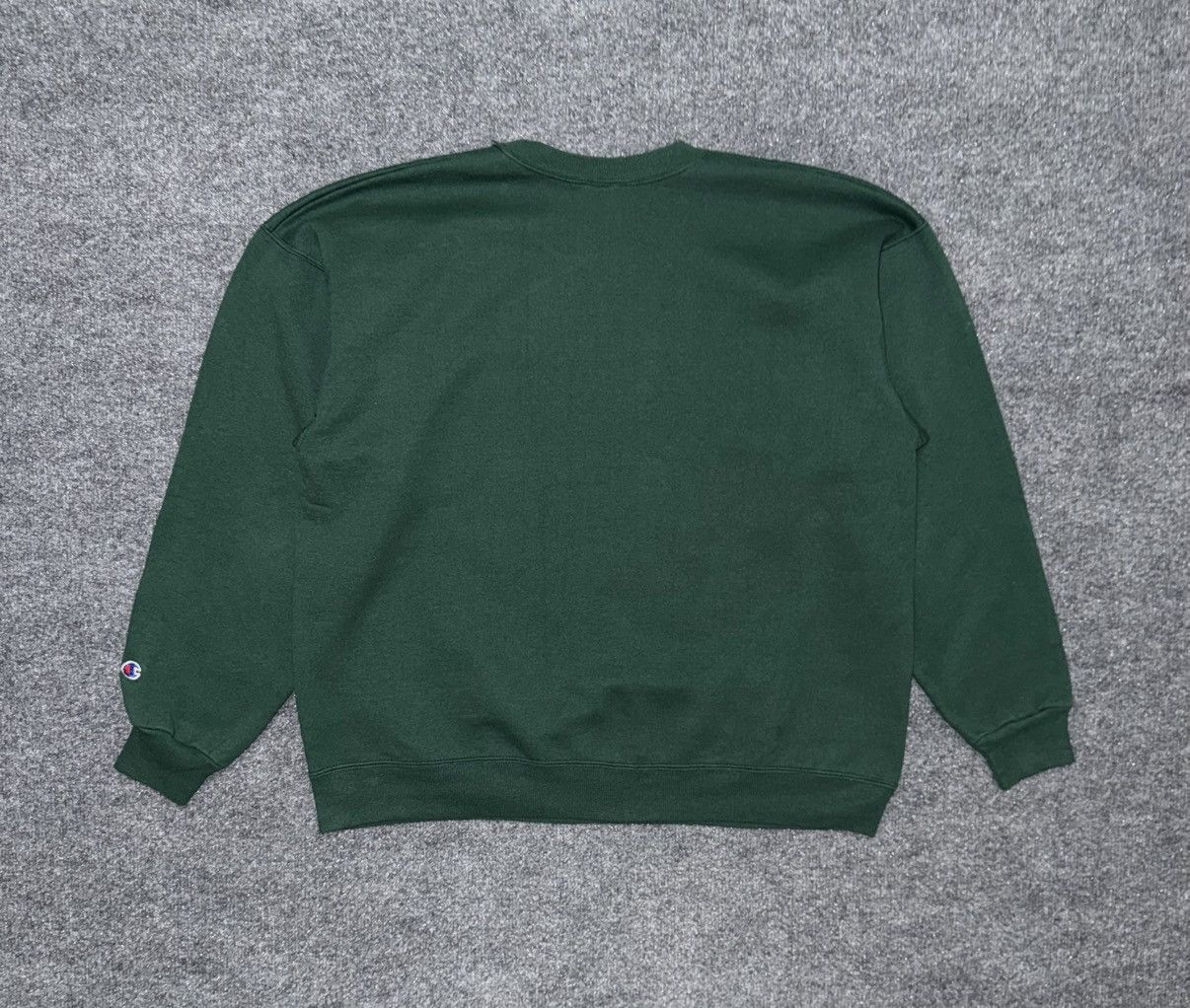 Champion Vintage Champion Forest Green Crewneck Sweatshirt Spell Out Size US XL / EU 56 / 4 - 6 Thumbnail