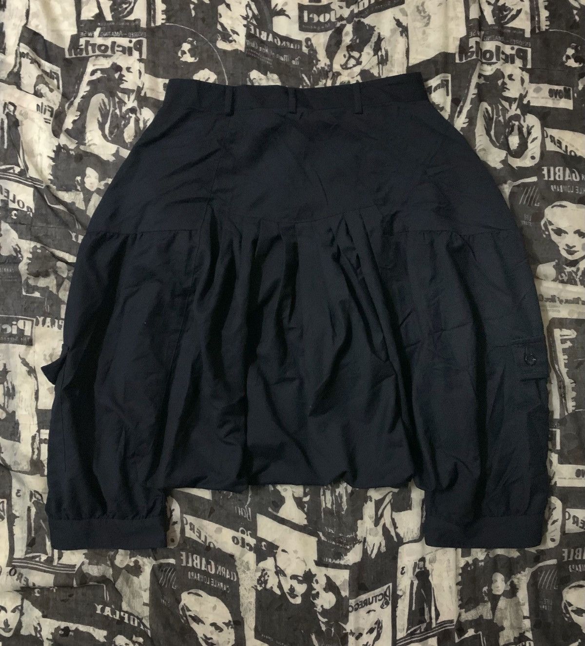 Yohji Yamamoto 💥Avant Grade Gadget Crow Gothic Cargo Harem Pant Size 30" / US 8 / IT 44 - 4 Thumbnail
