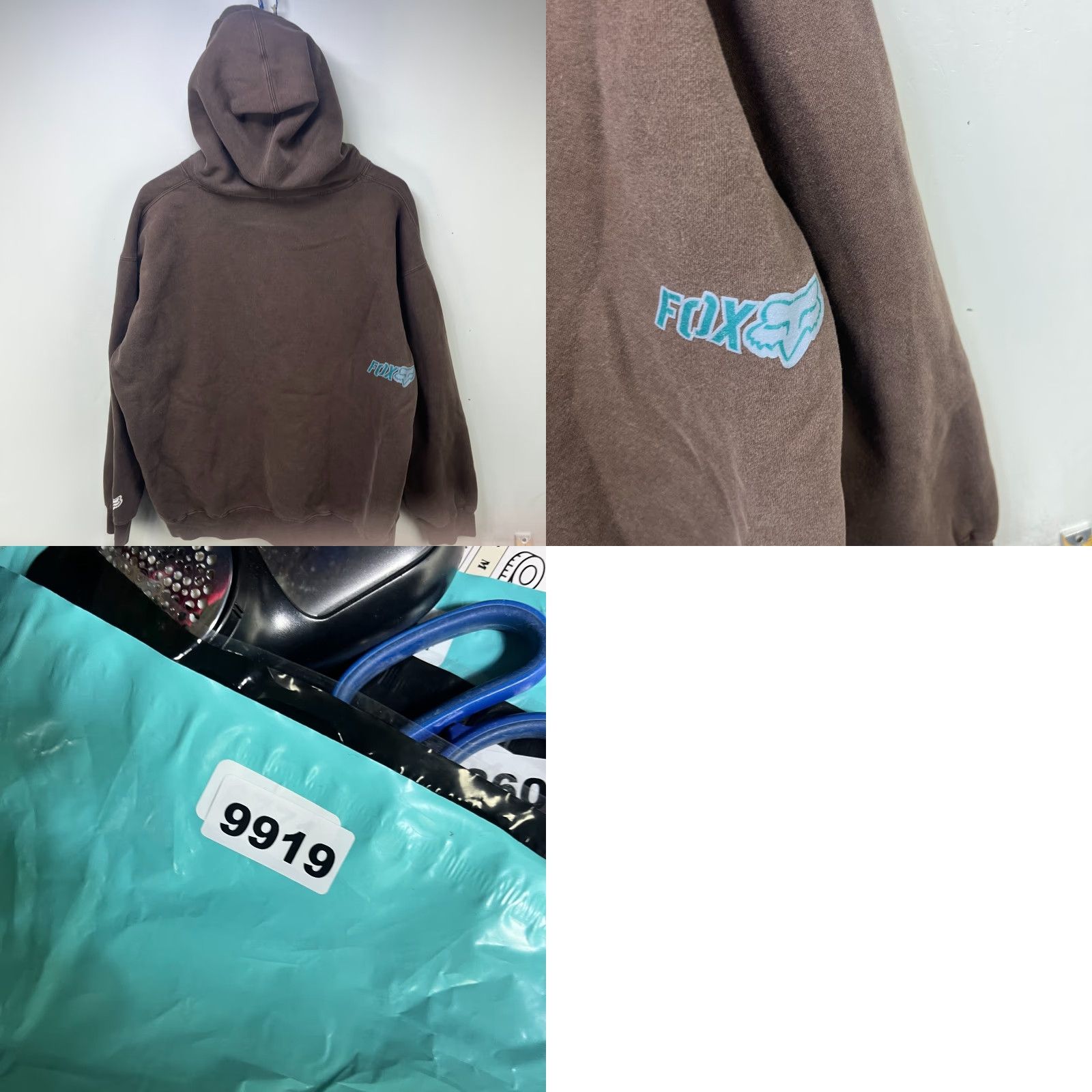 Fox Racing **VINTAGE 90S FOX RACING HOODIE BROWN XL** User: Vintage 90s Fox Racing Hoodie Brown XL Size US XL / EU 56 / 4 - 8 Thumbnail
