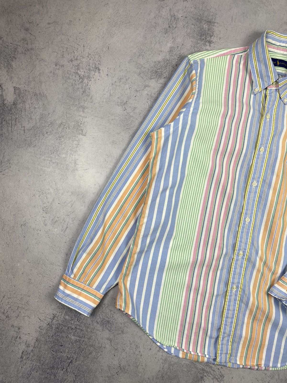 Polo Ralph Lauren Polo Ralph Lauren Striped Long Sleeve Button Up Shirt Size US M / EU 48-50 / 2 - 5 Thumbnail