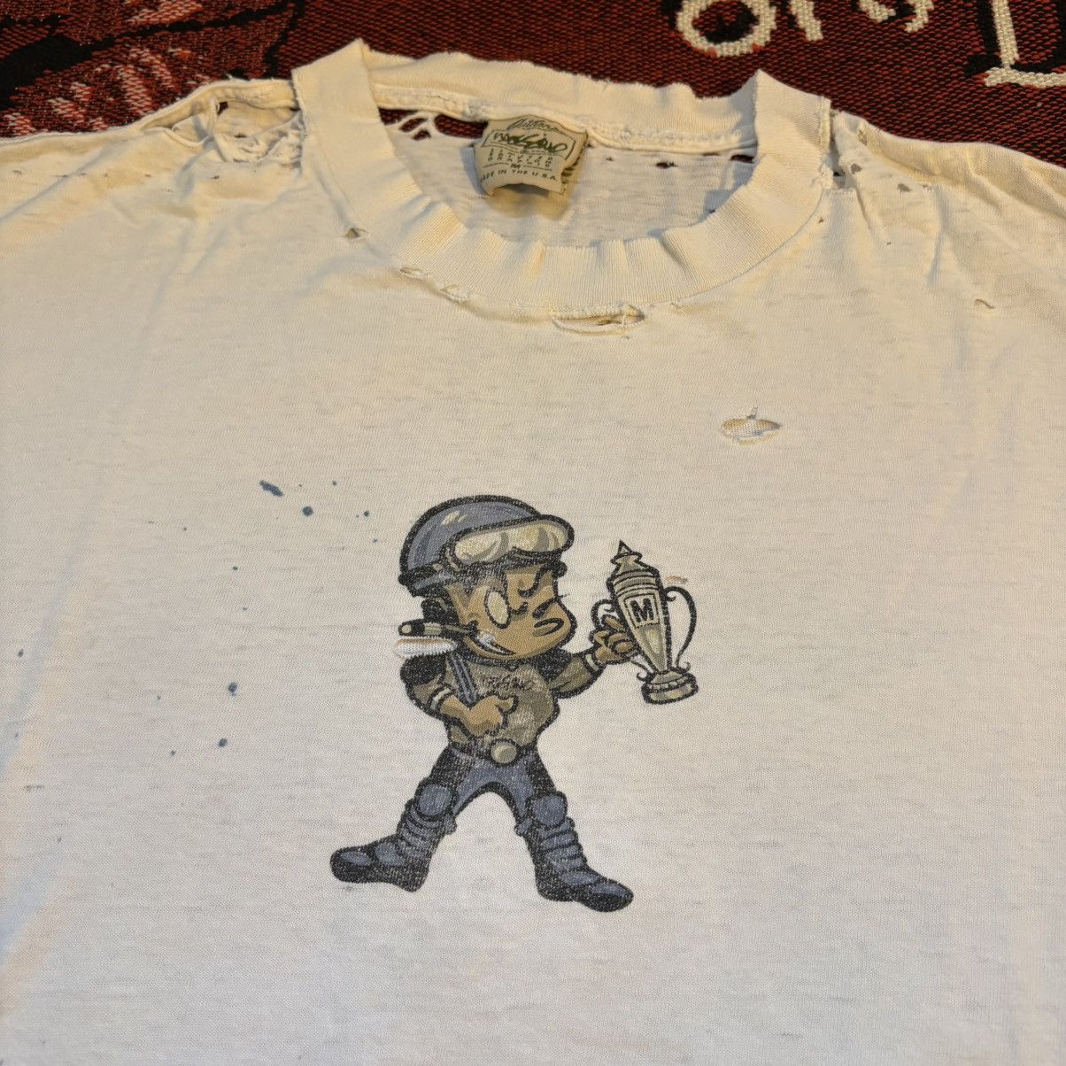 Mossimo Vintage Mossimo Racer tee Size US M / EU 48-50 / 2 - 2 Thumbnail