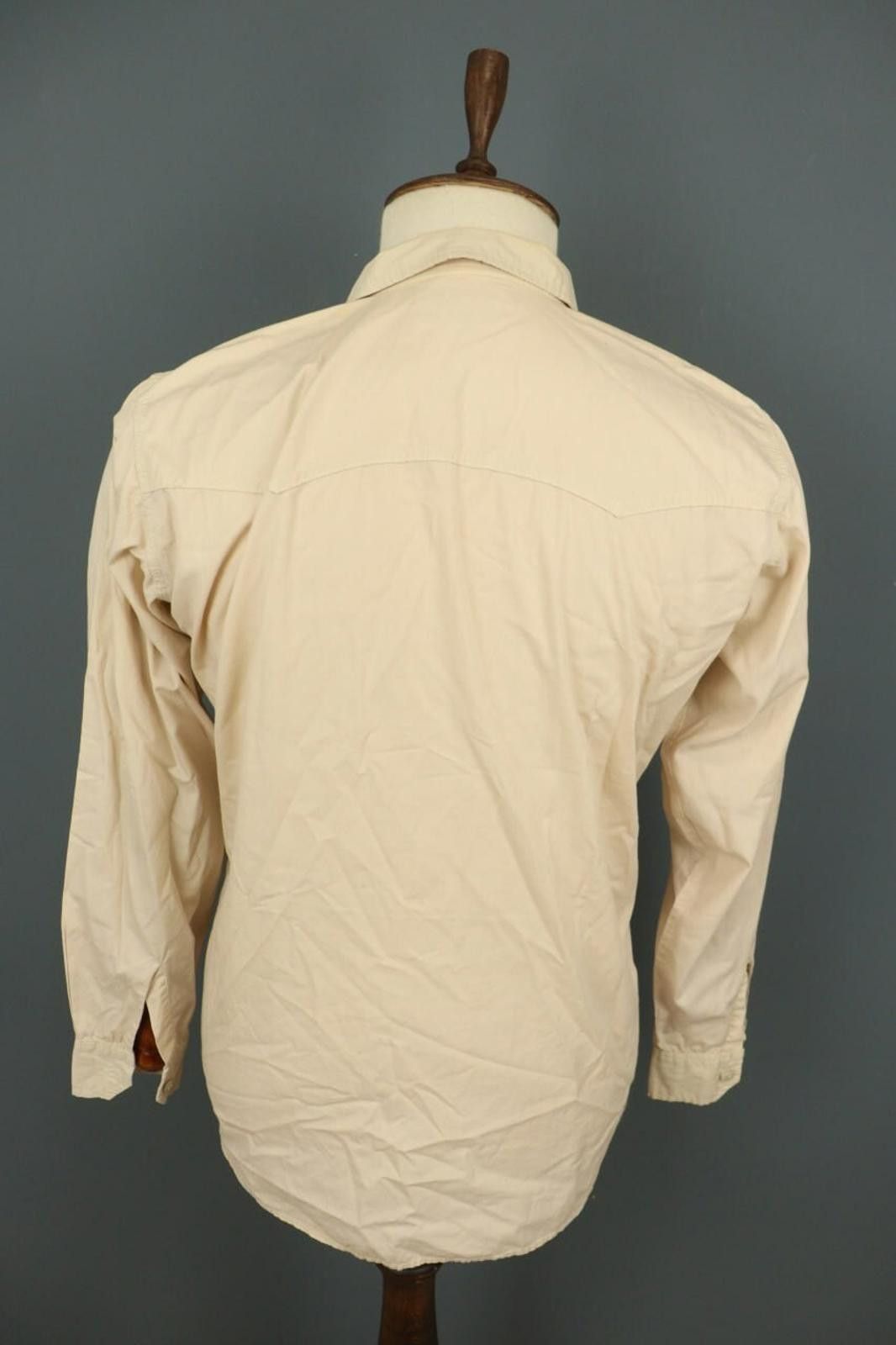 Fjallraven Fjall Raven Beige Button Down Overshirt Pockets Shirt Size US M / EU 48-50 / 2 - 10 Thumbnail