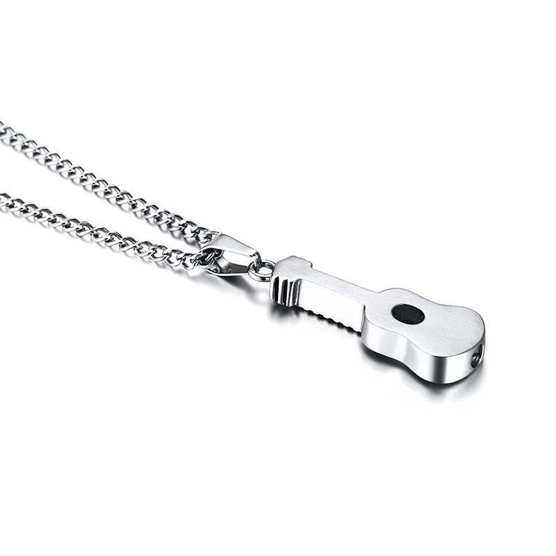 Vintage Guitar Pendant Necklace Size ONE SIZE - 5 Thumbnail