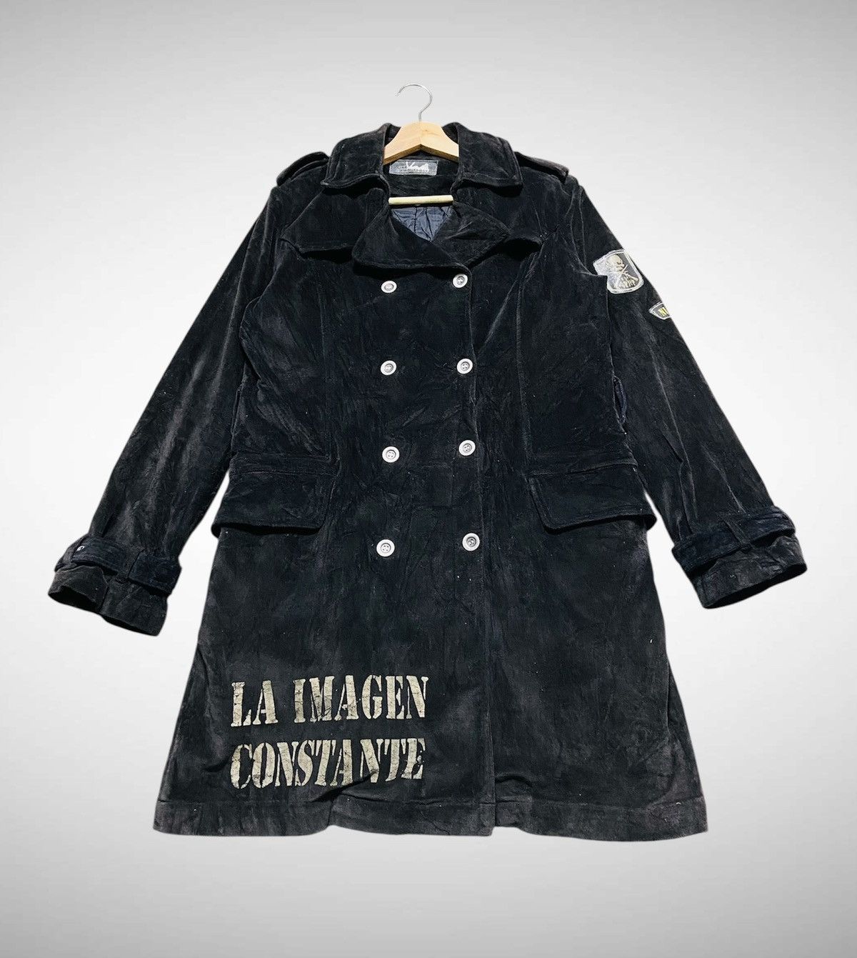 Hysteric Glamour Pink Camouflage Double Breasted Velvet Jacket Size M / US 6-8 / IT 42-44 - 3 Thumbnail