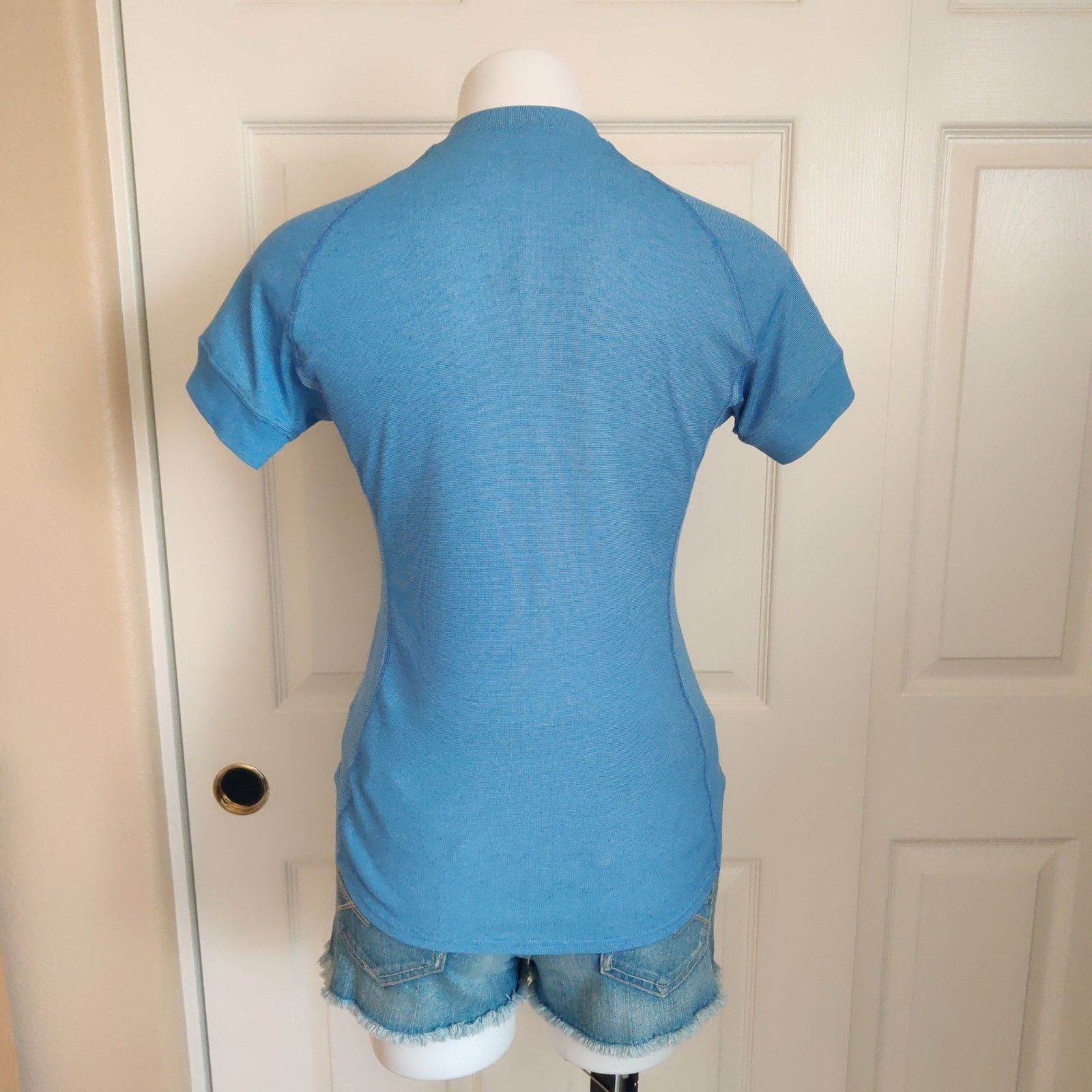 Patagonia Patagonia blue waffle knit henley short sleeve shirt sz M Size M / US 6-8 / IT 42-44 - 4 Thumbnail