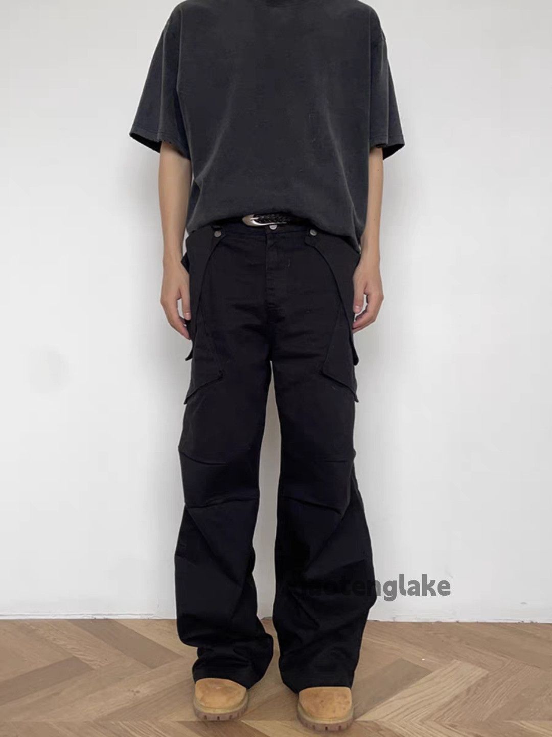 Designer × Japanese Brand × Vintage utility military loose pleated yuppie flared cargo pants Size US 32 / EU 48 - 6 Thumbnail