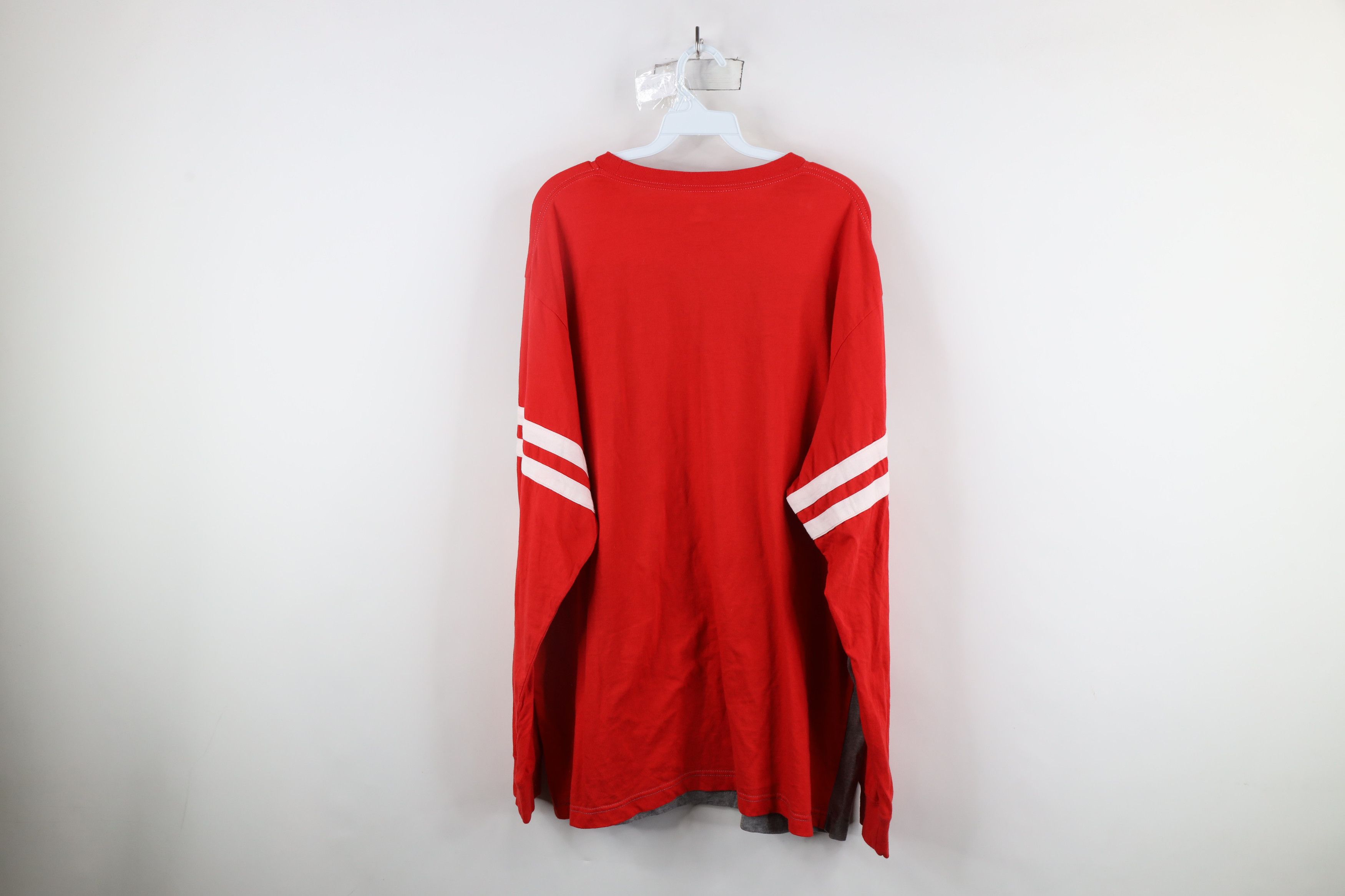 Majestic × Vintage Vintage Majestic Red Wings Hockey Long Sleeve T-Shirt Size US XXL / EU 58 / 5 - 9 Thumbnail