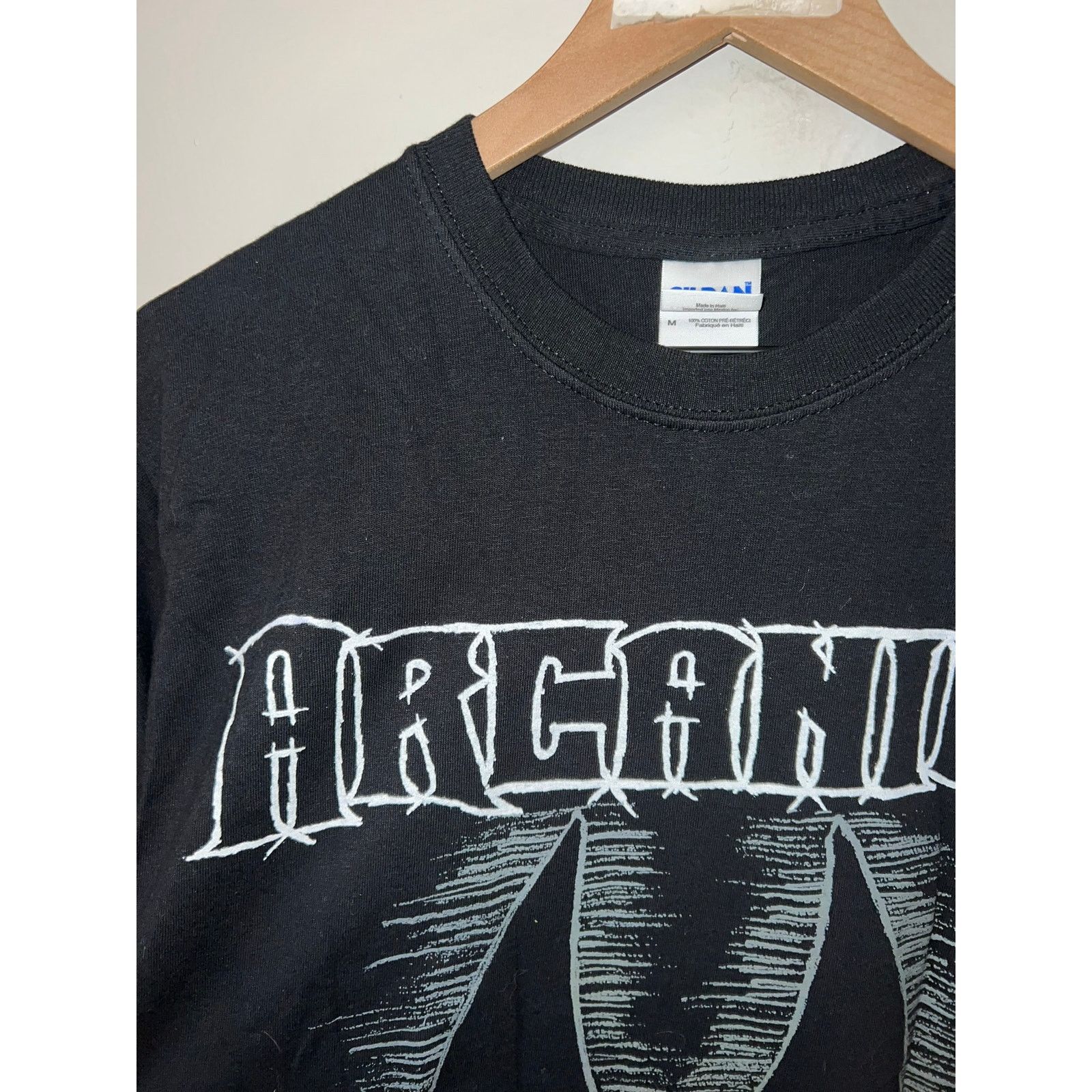 Gildan 2009 US Tour Arcanium Metal Concert Black Shirt Tee 2000s M Size US M / EU 48-50 / 2 - 4 Thumbnail