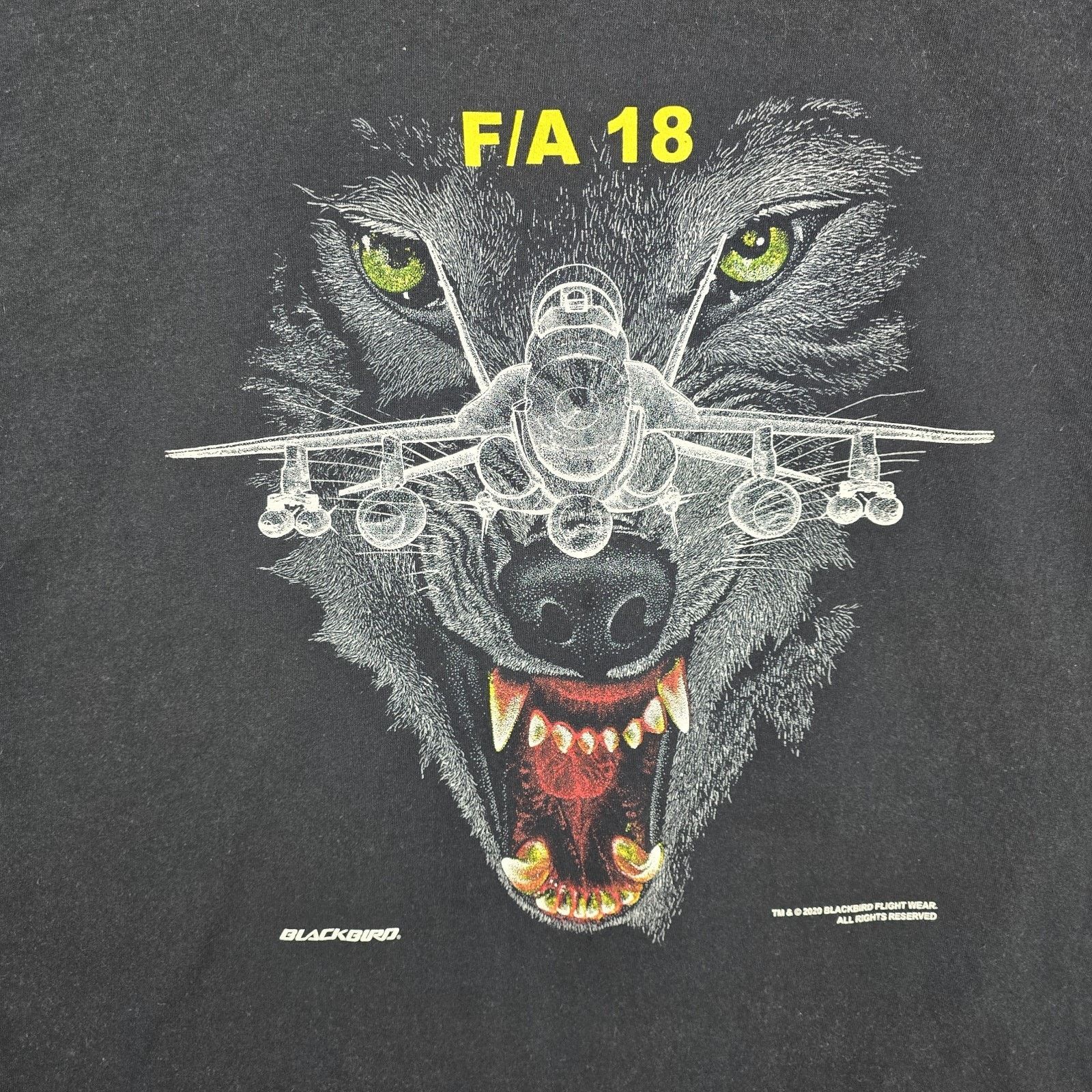 Other FA-18 Super Hornet Fighter Double Side T-shirt Blackbird XL Size US XL / EU 56 / 4 - 3 Thumbnail