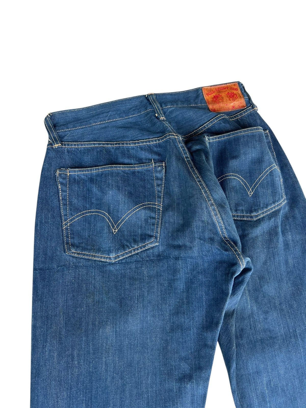 Full Count & Co. × Japanese Brand Vintage 90s Full Count Japan Redline Selvedge Denim Jeans Size US 30 / EU 46 - 16 Thumbnail