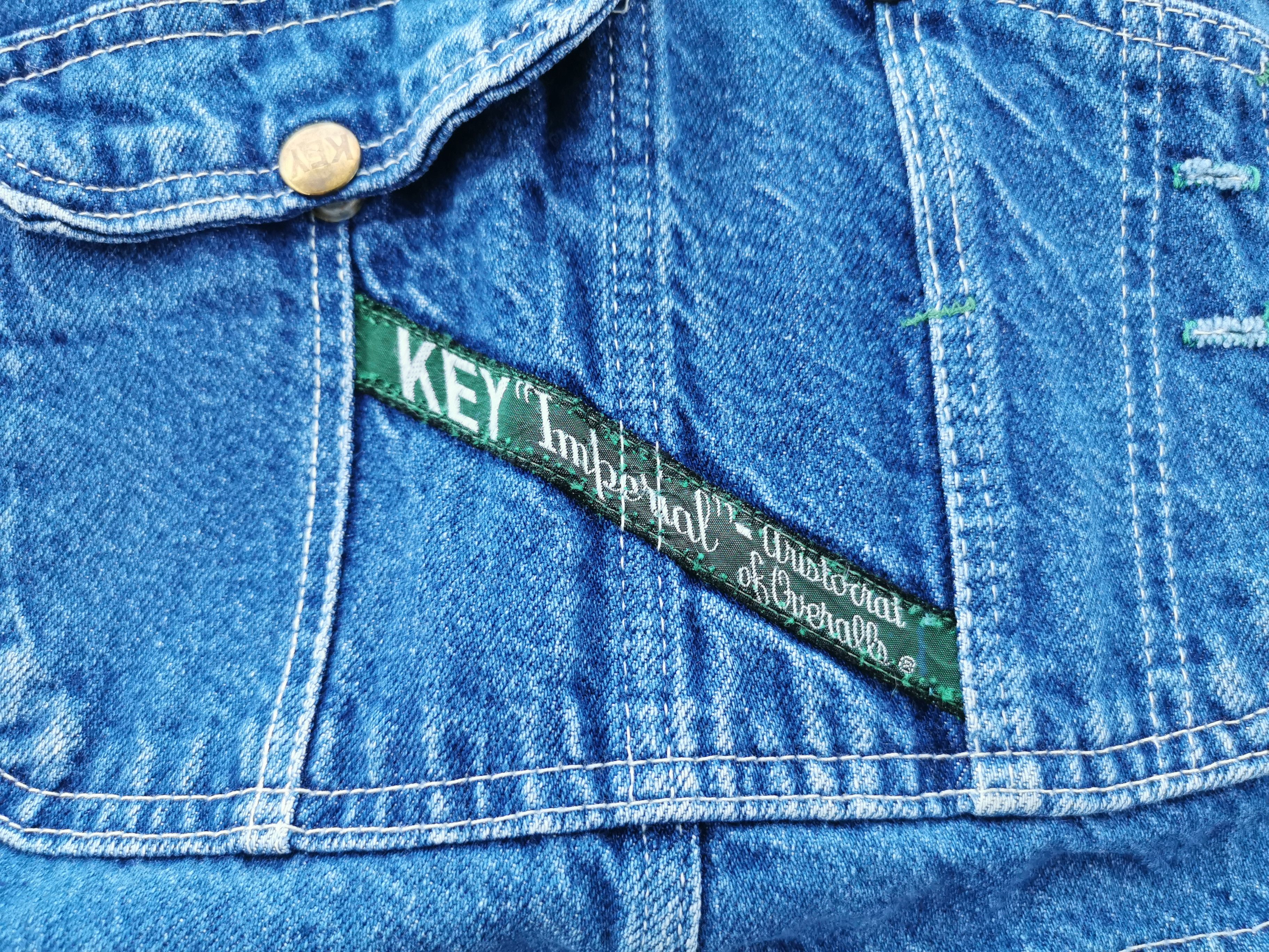 Vintage Vintage 90's Key Imperial Denim Overalls Made In Japan Size US 40 / EU 56 - 6 Thumbnail
