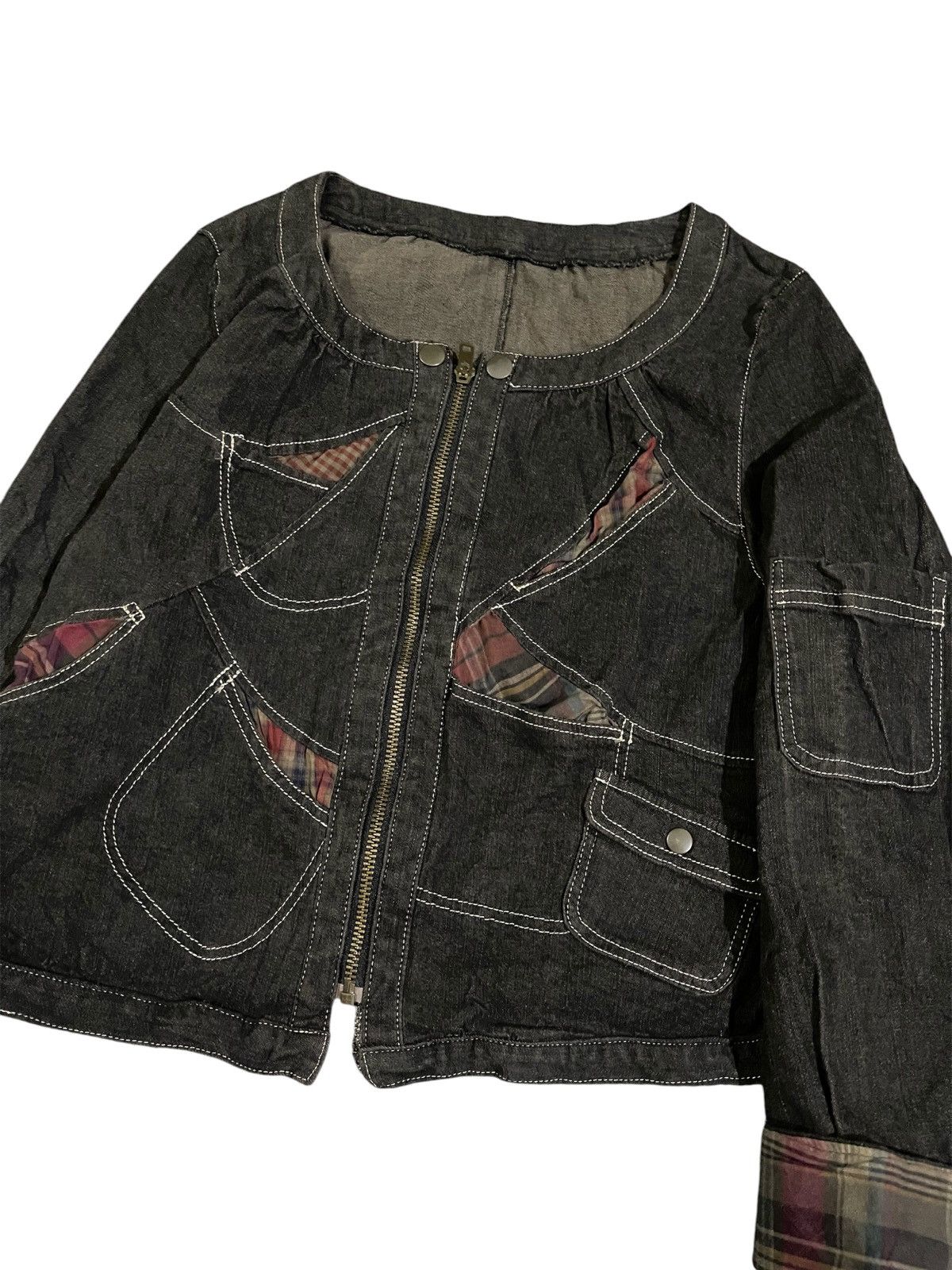 Hysteric Glamour Y2K Japanese Brand Multipocket Denim Jacket Size M / US 6-8 / IT 42-44 - 6 Thumbnail