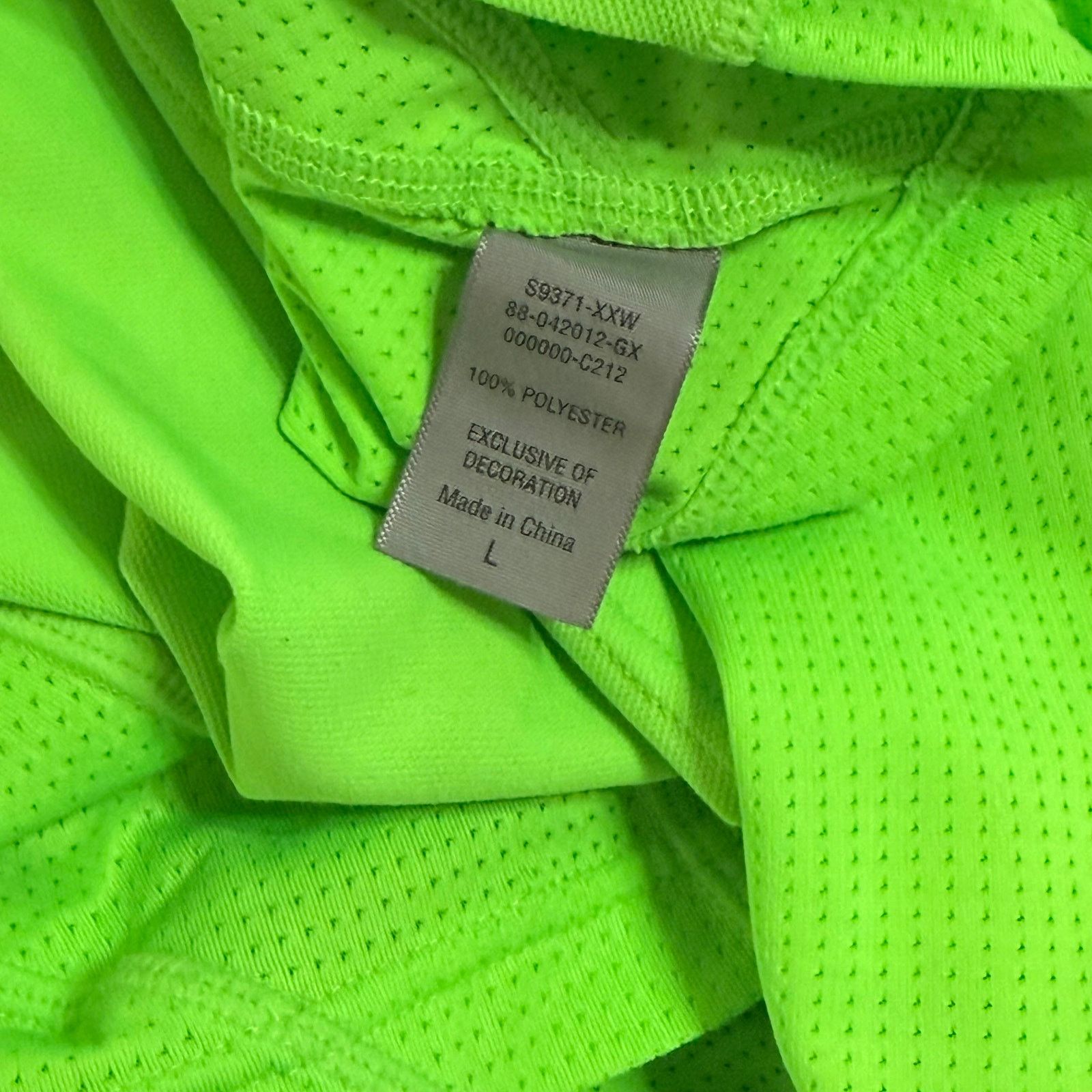 Champion Champion Neon Green Running Tee | Sz L Size US L / EU 52-54 / 3 - 8 Thumbnail