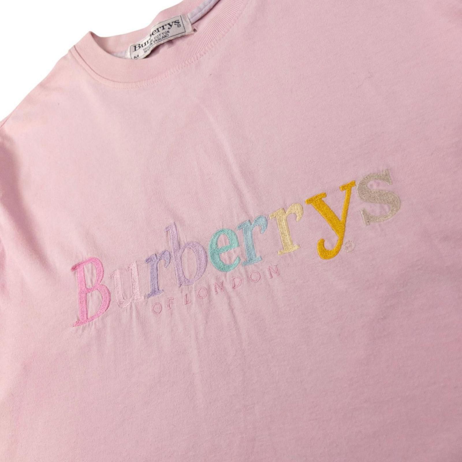 Burberry Vintage Burberry Embroidered T Shirt Womens Size M Size US M / EU 48-50 / 2 - 4 Thumbnail