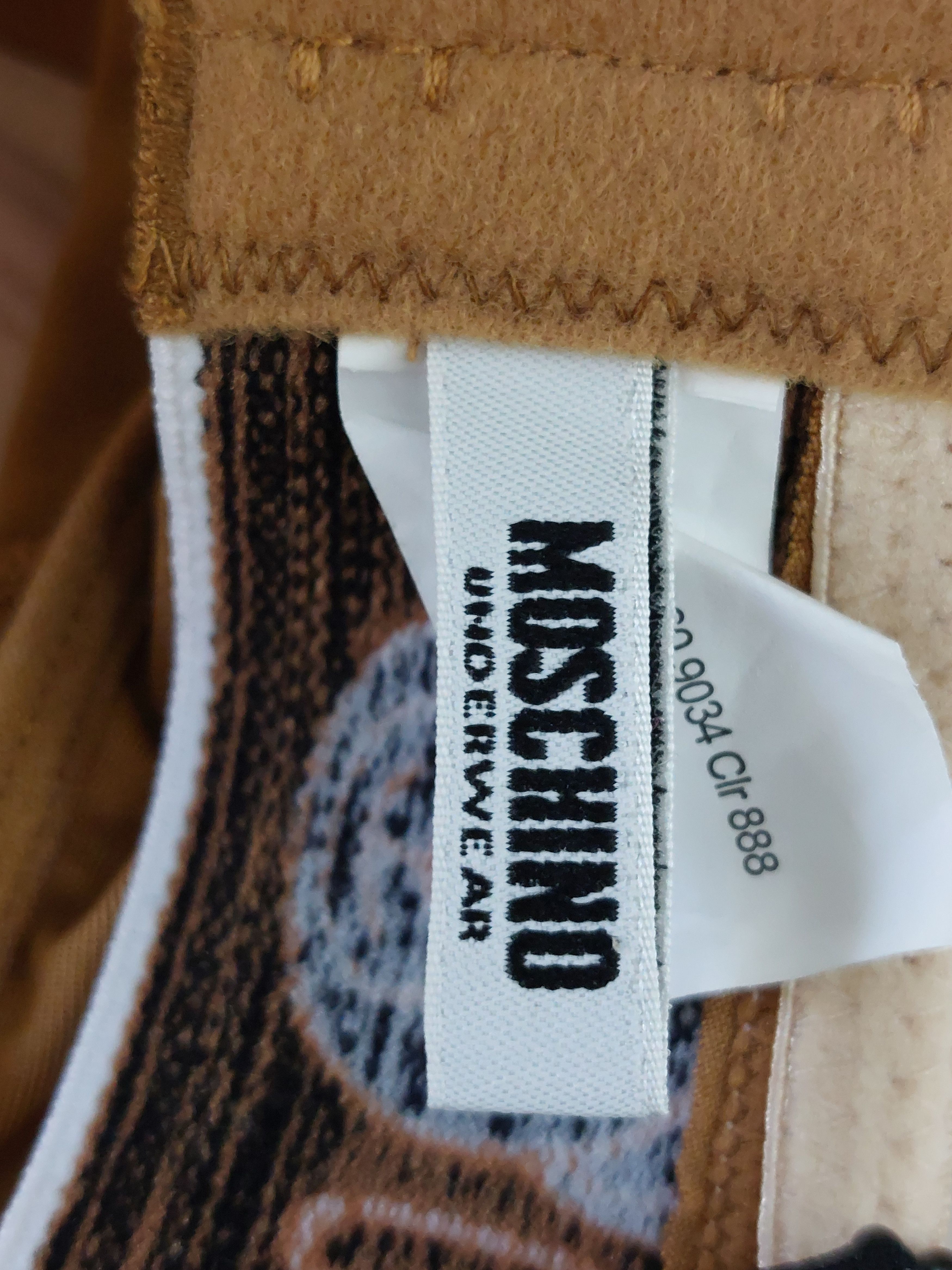 Moschino Moschino Bear Cub Bodysuit Nude Swimsuit Bra Beach Swimwear Size S / US 4 / IT 40 - 12 Thumbnail