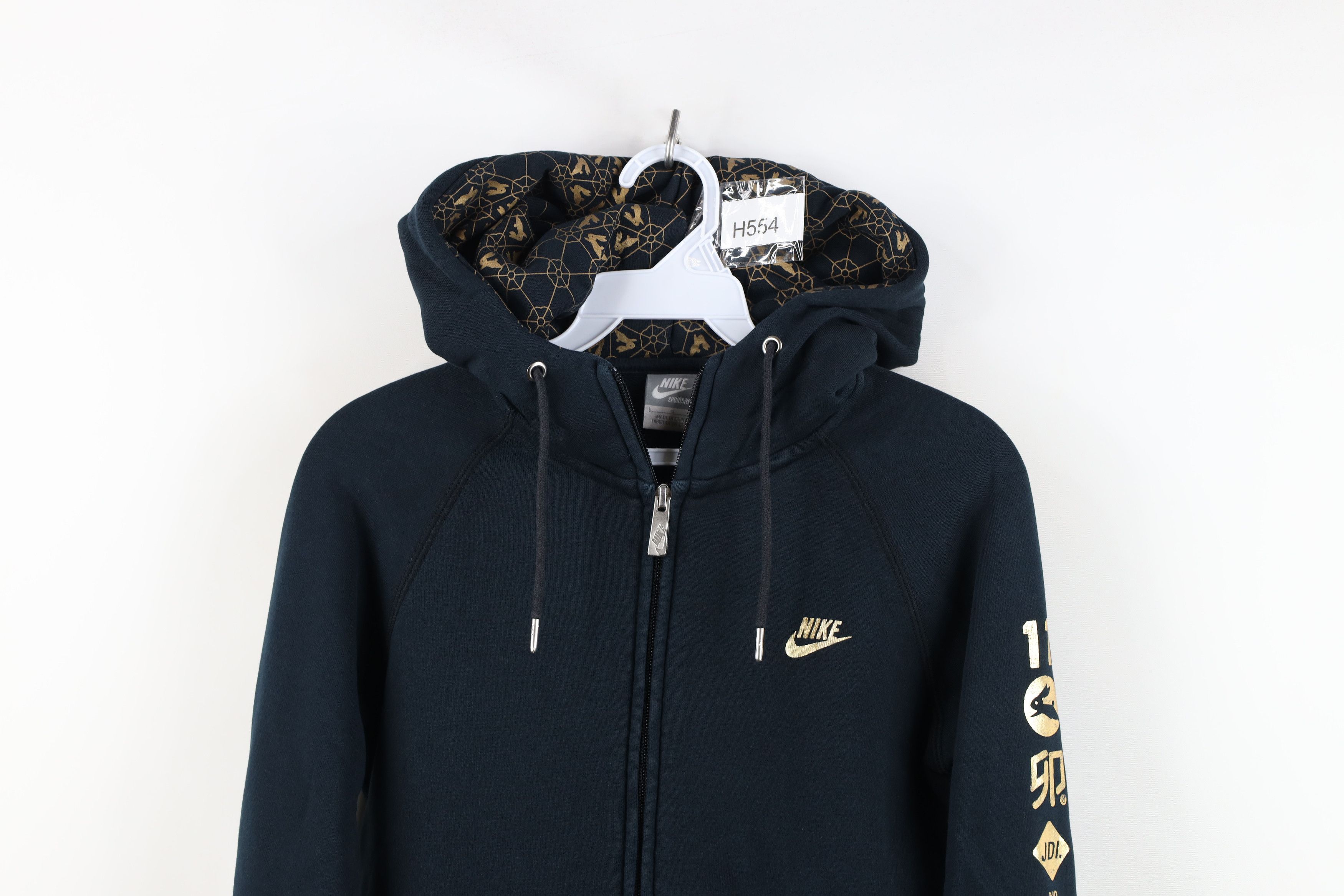 Nike Vintage Y2K Nike Sportswear the Rabbit Full Zip Hoodie Black Size L / US 10 / IT 46 - 2 Thumbnail