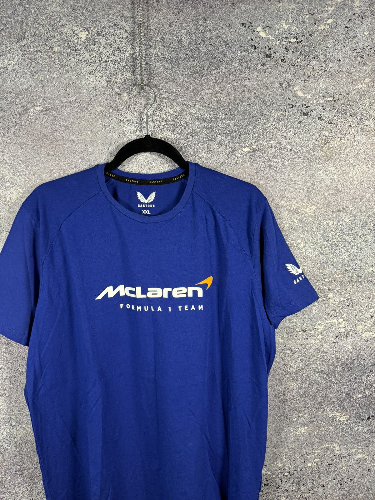 Castore × Formula 1 × Malcolm McLaren McLaren Formula 1 Team Racing T Shirt Blue Men’s XLarge Size US XL / EU 56 / 4 - 2 Thumbnail