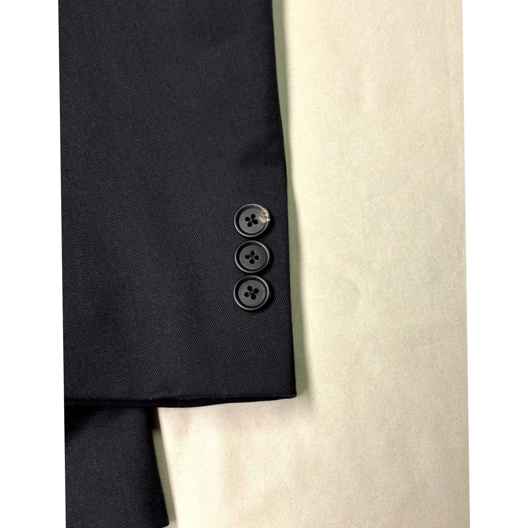 Vintage S'YTE Yohji Yamamoto Blazer Four-Button Wool Blend Black Size 3 Made Japan Mens Jacket Coat Size 40R - 3 Thumbnail