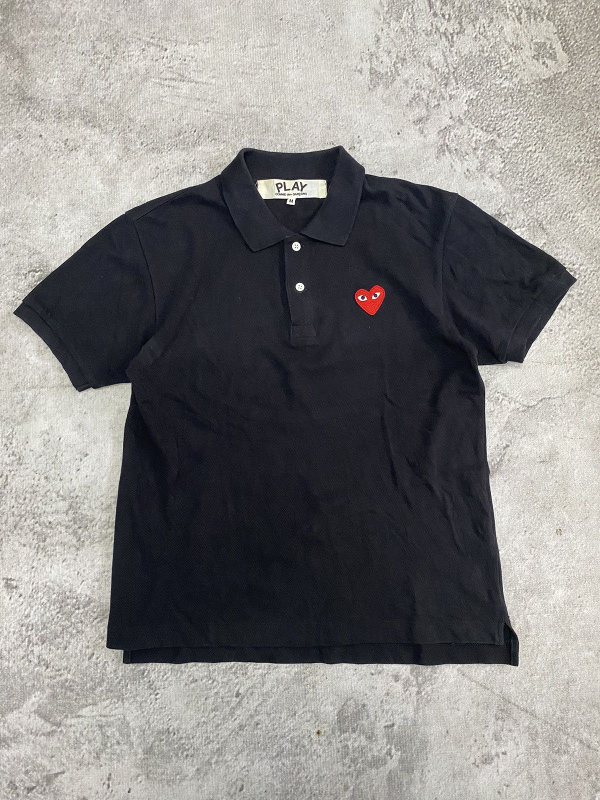Comme des Garcons PLAY Comme des Garçons Play Polo Shirt Size US M / EU 48-50 / 2 - 1 Thumbnail