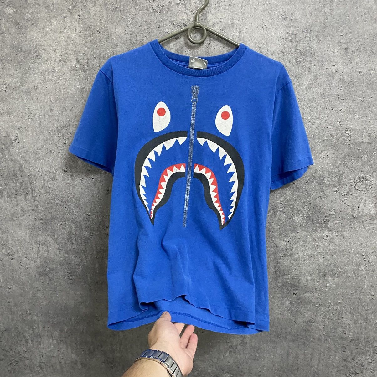 Bape BAPE Shark T-shirt A Bathing Ape Tee Big Logo Size US S / EU 44-46 / 1 - 2 Thumbnail