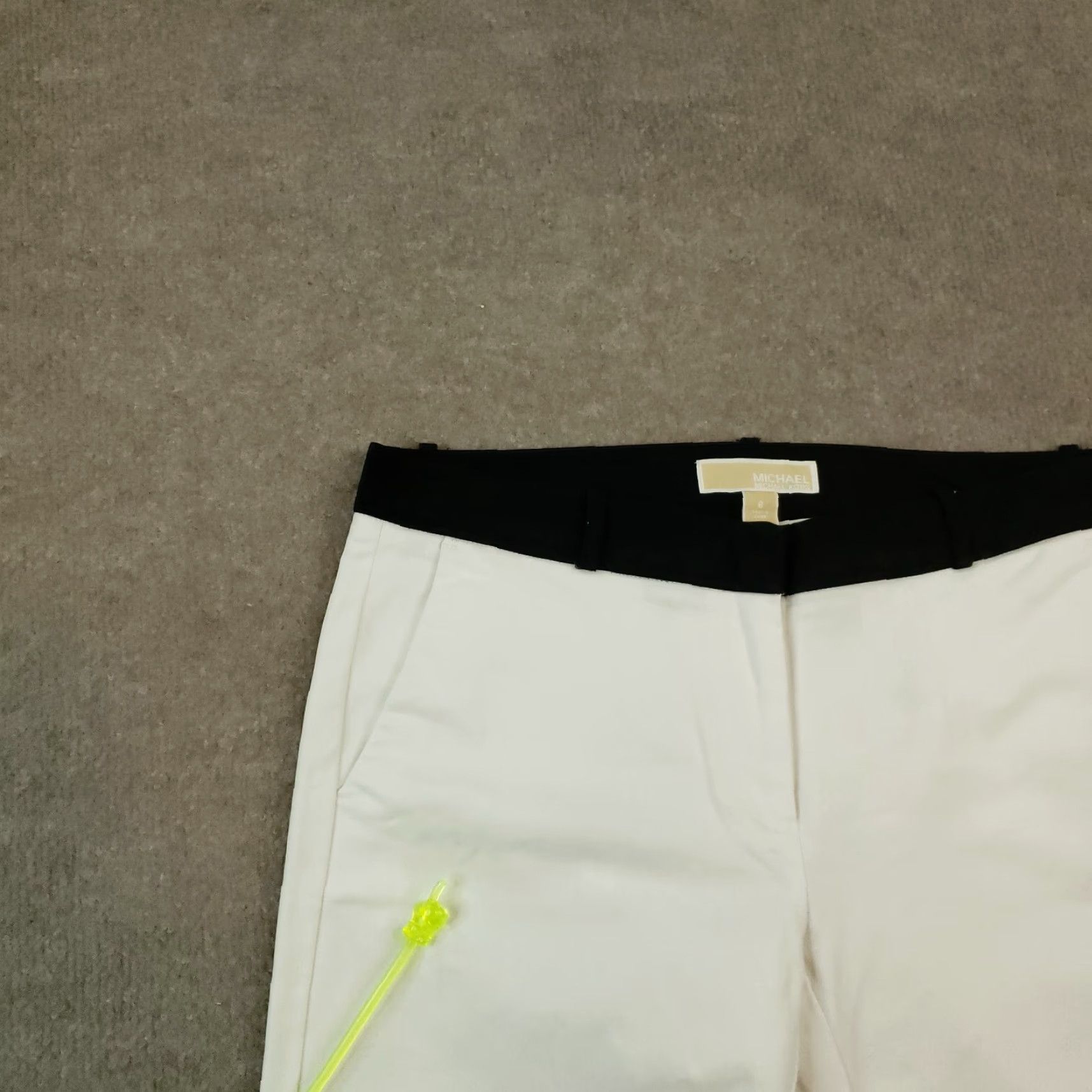 Michael Kors Michael Kors Womens Pants Size 6 White Ankle Stretch Office Size 32" / US 10 / IT 46 - 7 Thumbnail