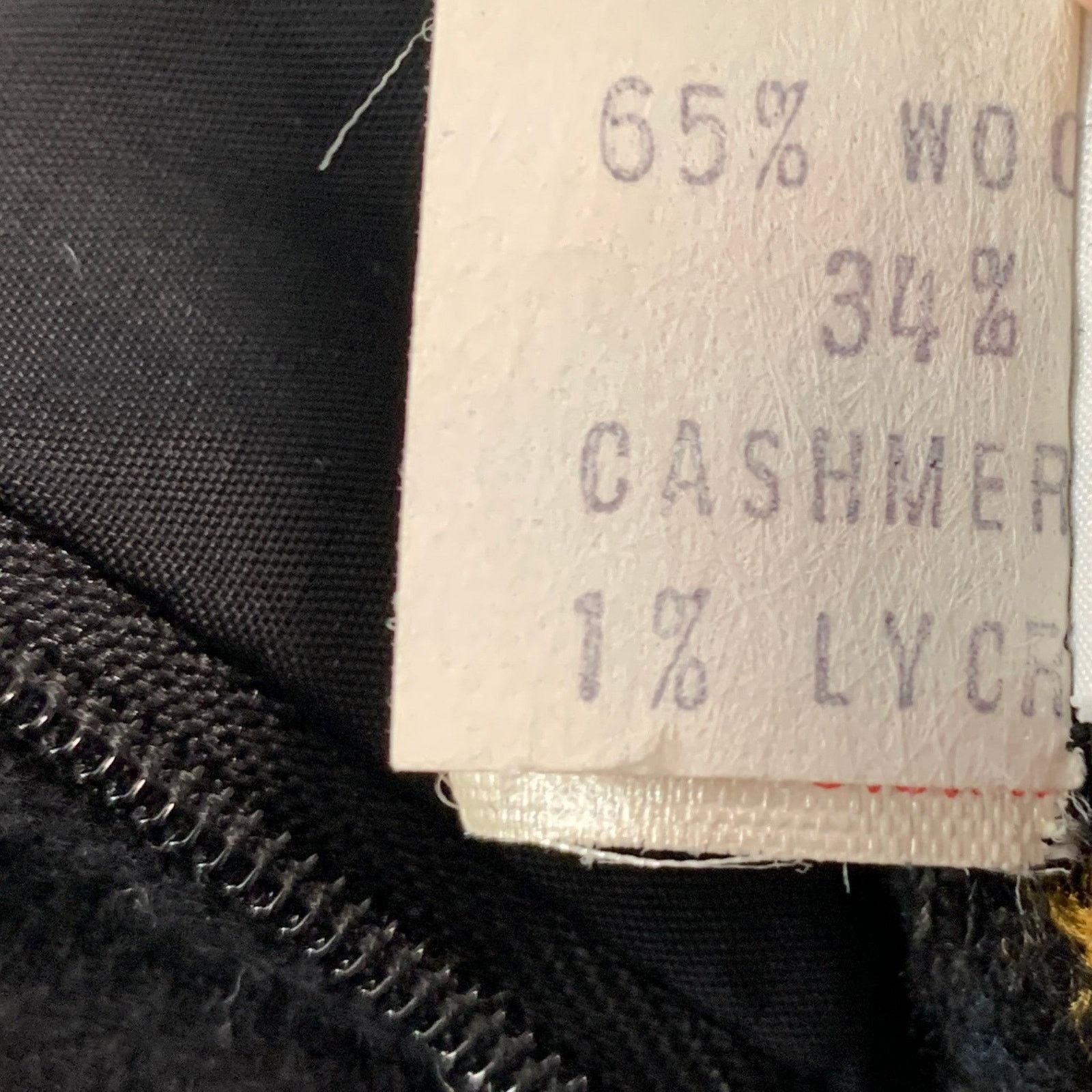 Donna Karan DONNA KARAN Size 4 Black Wool Cashmere Pencil Skirt Size 27" / US 4 / IT 40 - 6 Thumbnail