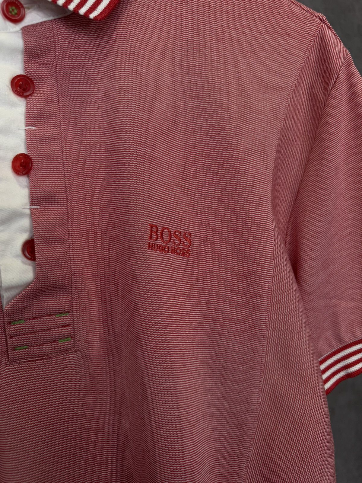 Designer × Hugo Boss Hugo Boss designer striped polo tee Size US S / EU 44-46 / 1 - 3 Thumbnail