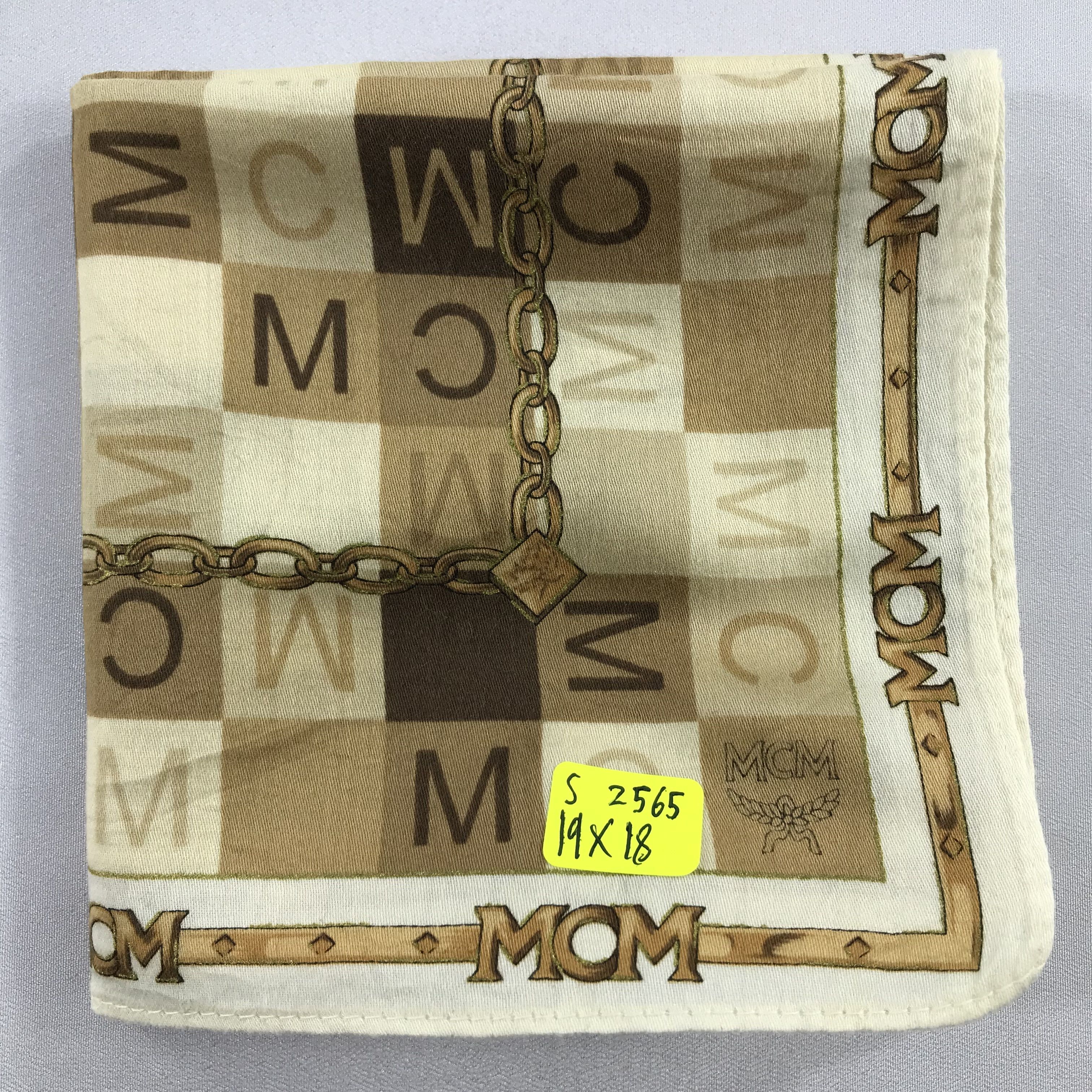 MCM × Vintage MCM Bandana / Handkerchief / Neckerchief - S2562 Size ONE SIZE - 5 Thumbnail