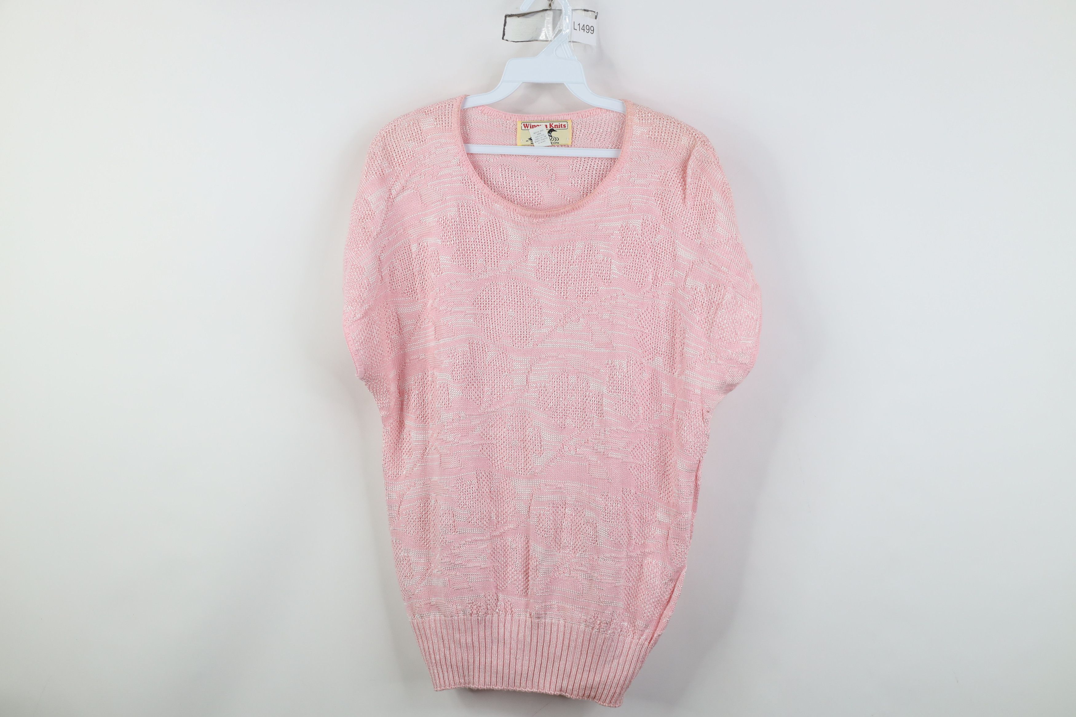 Vintage Vintage 80s 90s Fairy Kei Kawaii Flower Sweater Vest USA Size L / US 10 / IT 46 - 1 Thumbnail