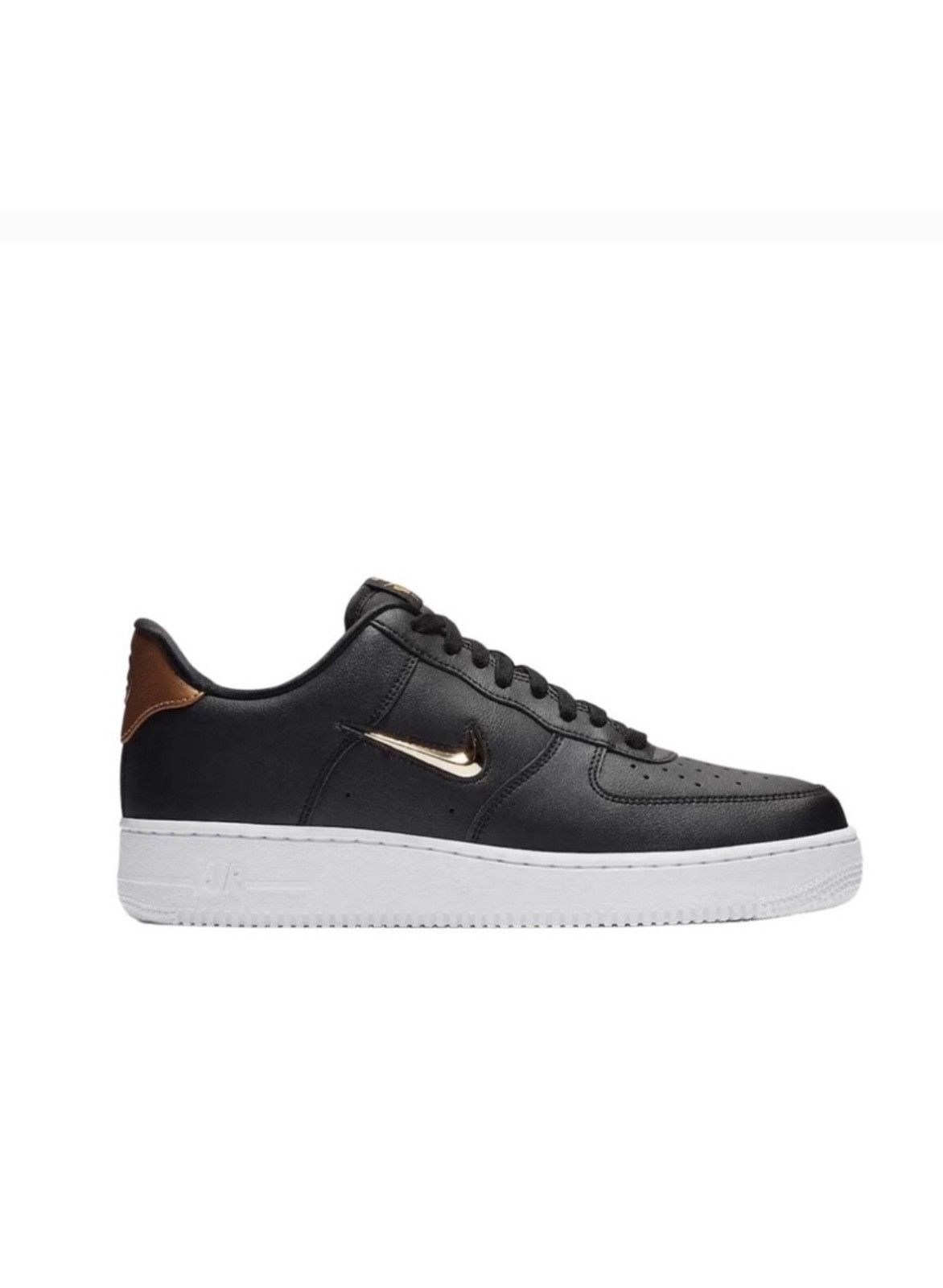 Nike Nike Air Force 1 Low Jewel BLK Metallic Gold AJ9507-003 13 Size US 13 / EU 46 - 2 Thumbnail