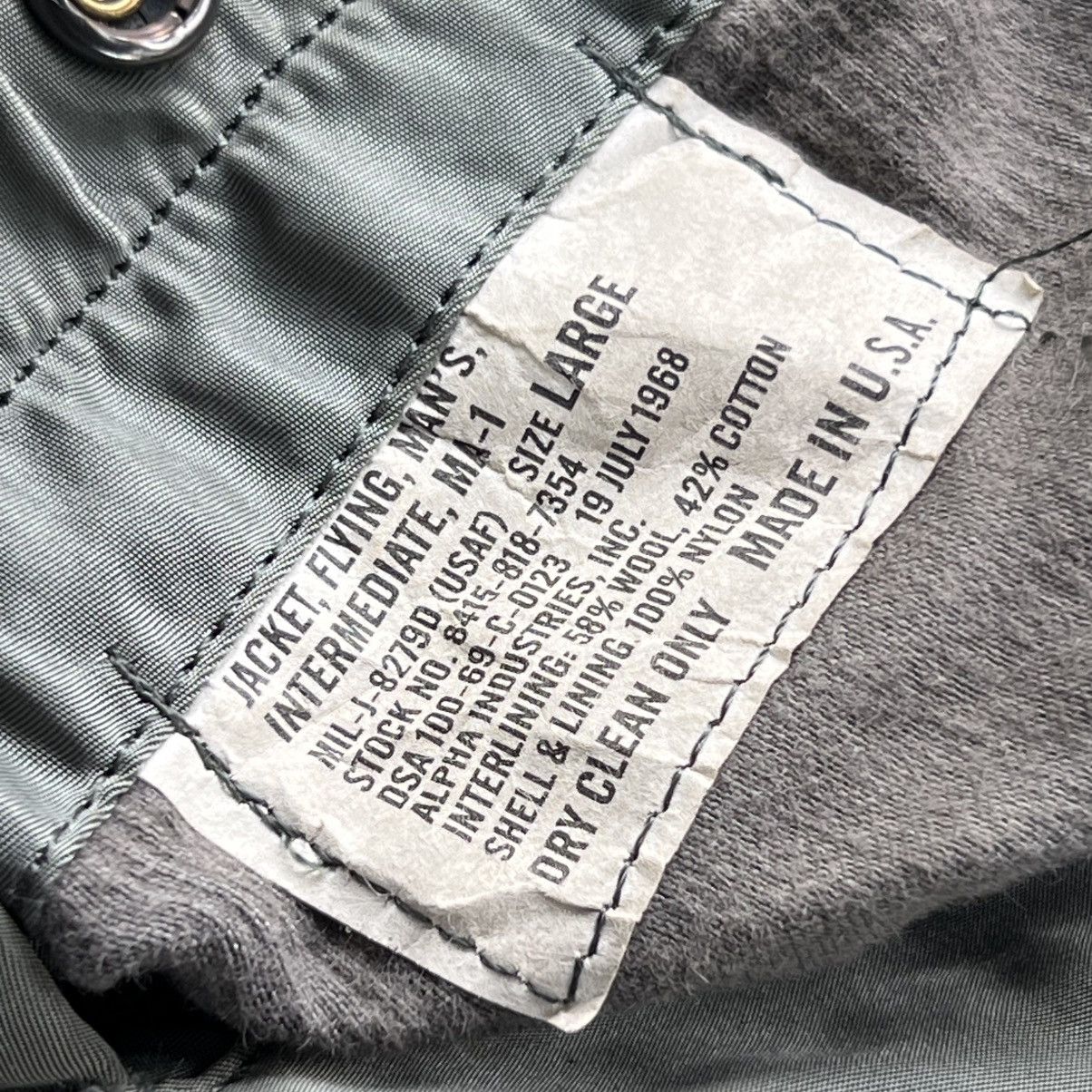 Alpha Industries × Vintage “VINTAGE” INTERMEDIATE MA-1 ALPHA INDUSTRIES BOMBER JACKET Size US L / EU 52-54 / 3 - 18 Thumbnail