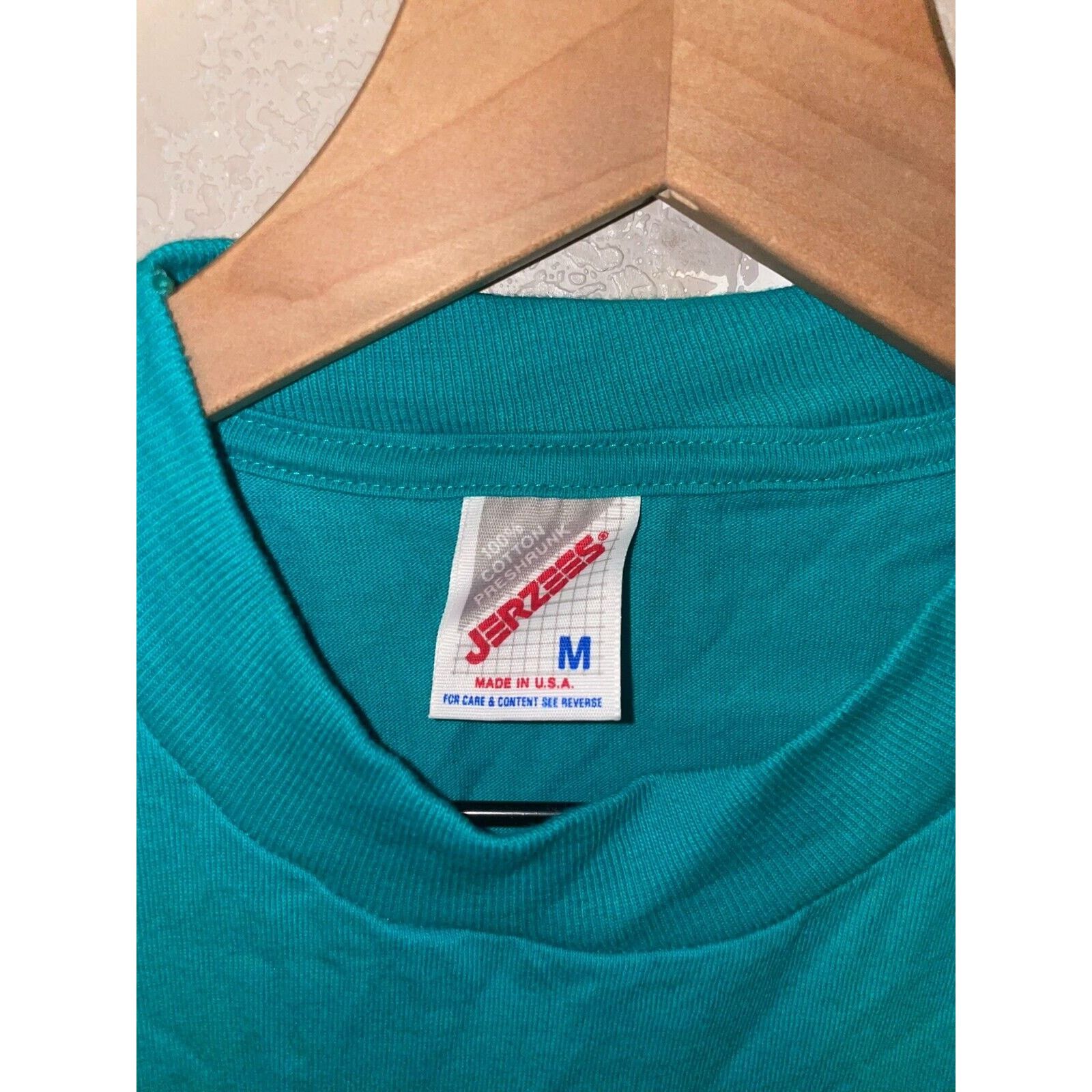 Jerzees Vintage Brevard North Carolina Shirt teal Tee VTG 90s Medium Size US M / EU 48-50 / 2 - 10 Thumbnail
