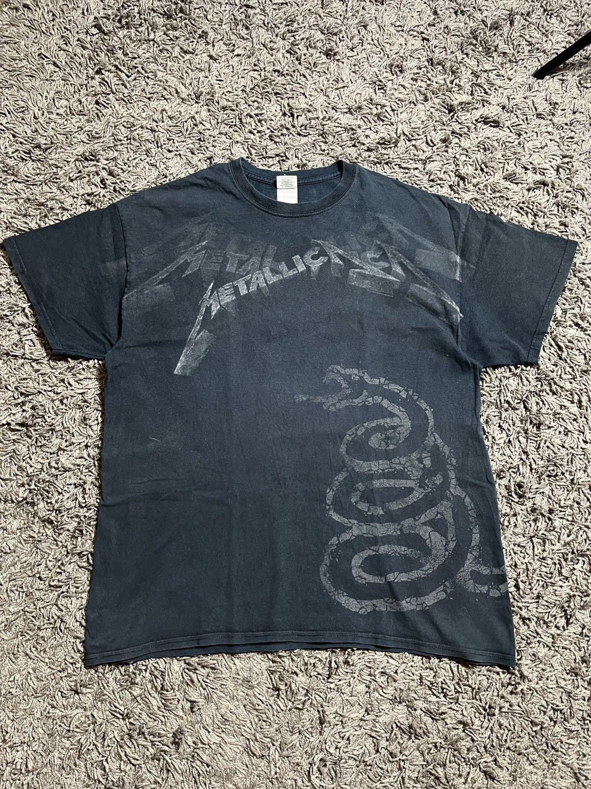 Metallica METALLICA VINTAGE Y2K SNAKE TOUR COTTON BAND TEE Size US XL / EU 56 / 4 - 1 Thumbnail