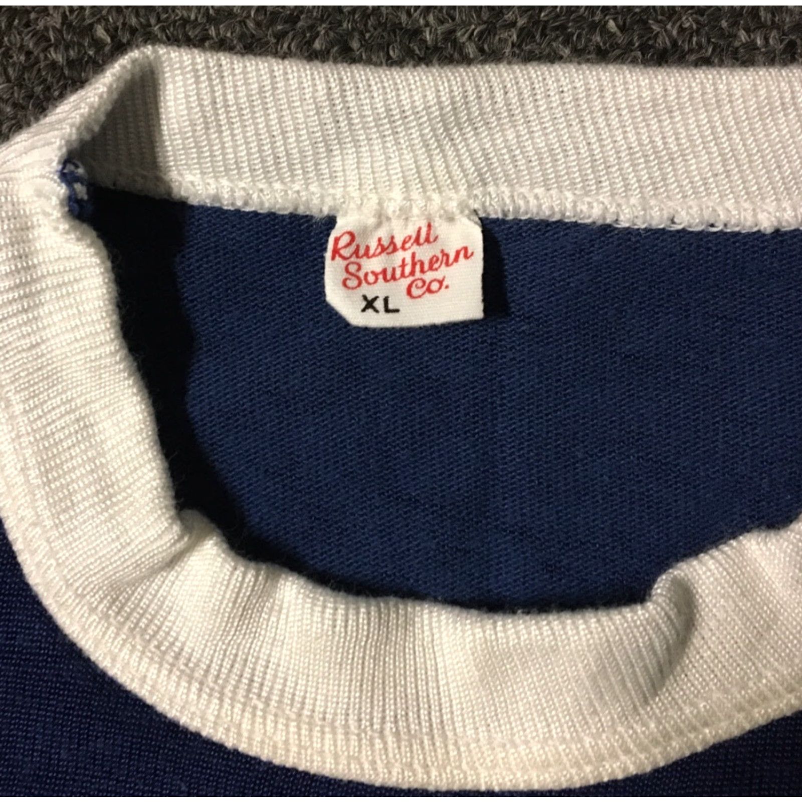 Russell Athletic Vtg Russell Athletic Jersey T-Shirt M Men Navy Blue 50s 60s 70s 80s 90s USA Military Academy Valley Forge Size US M / EU 48-50 / 2 - 7 Thumbnail