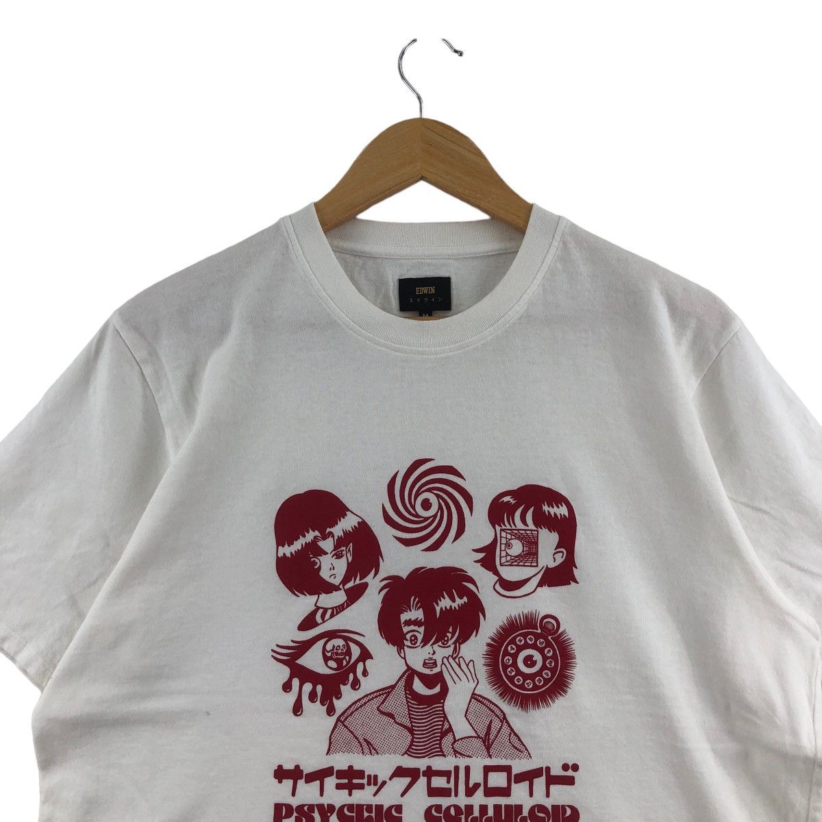 Anime × Edwin × Vintage Vintage PSYCHIC CELLULOID T-Shirt Anime Horror Edwin Size US M / EU 48-50 / 2 - 2 Thumbnail